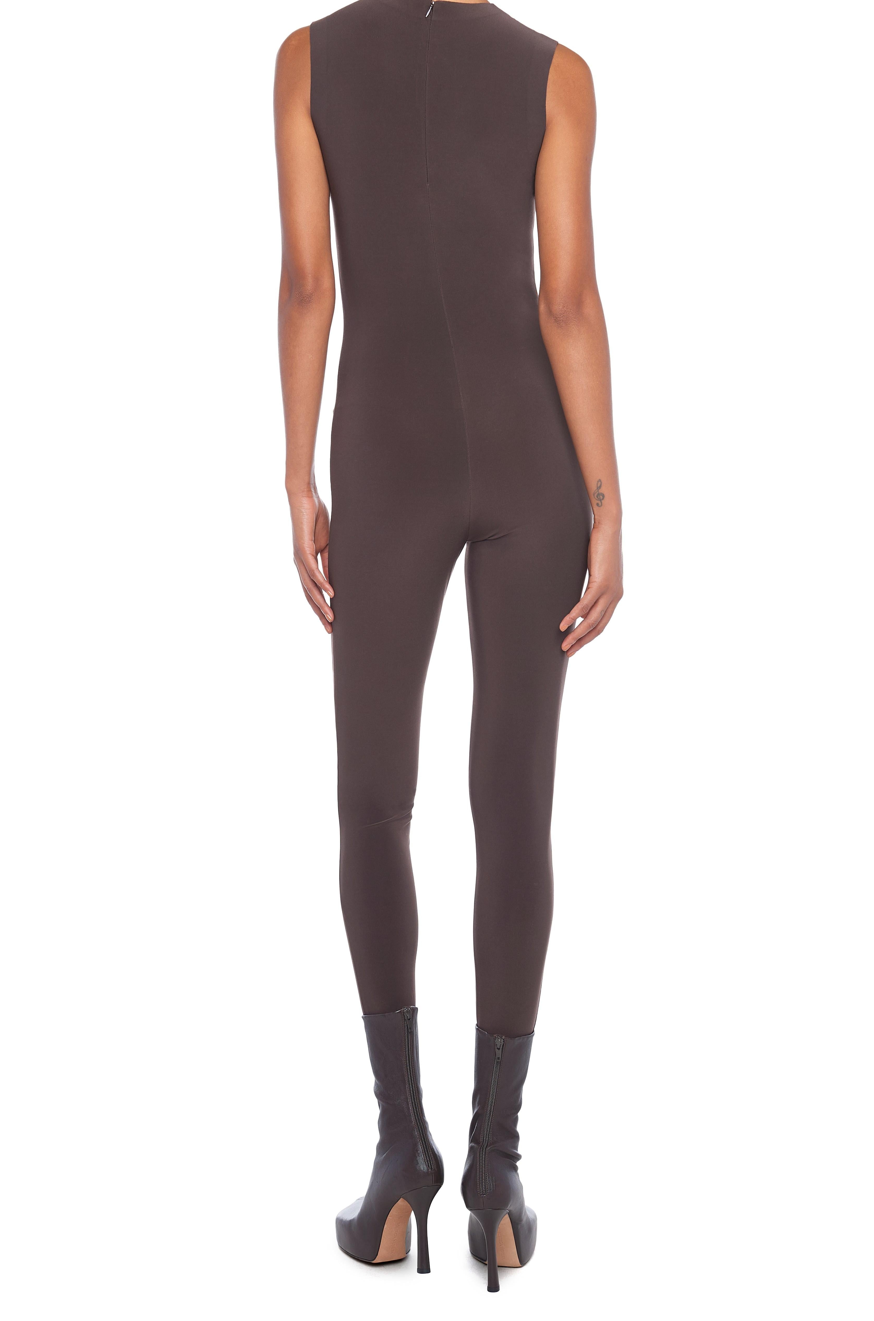 SLEEVELESS CATSUIT W/ FOOTSIE