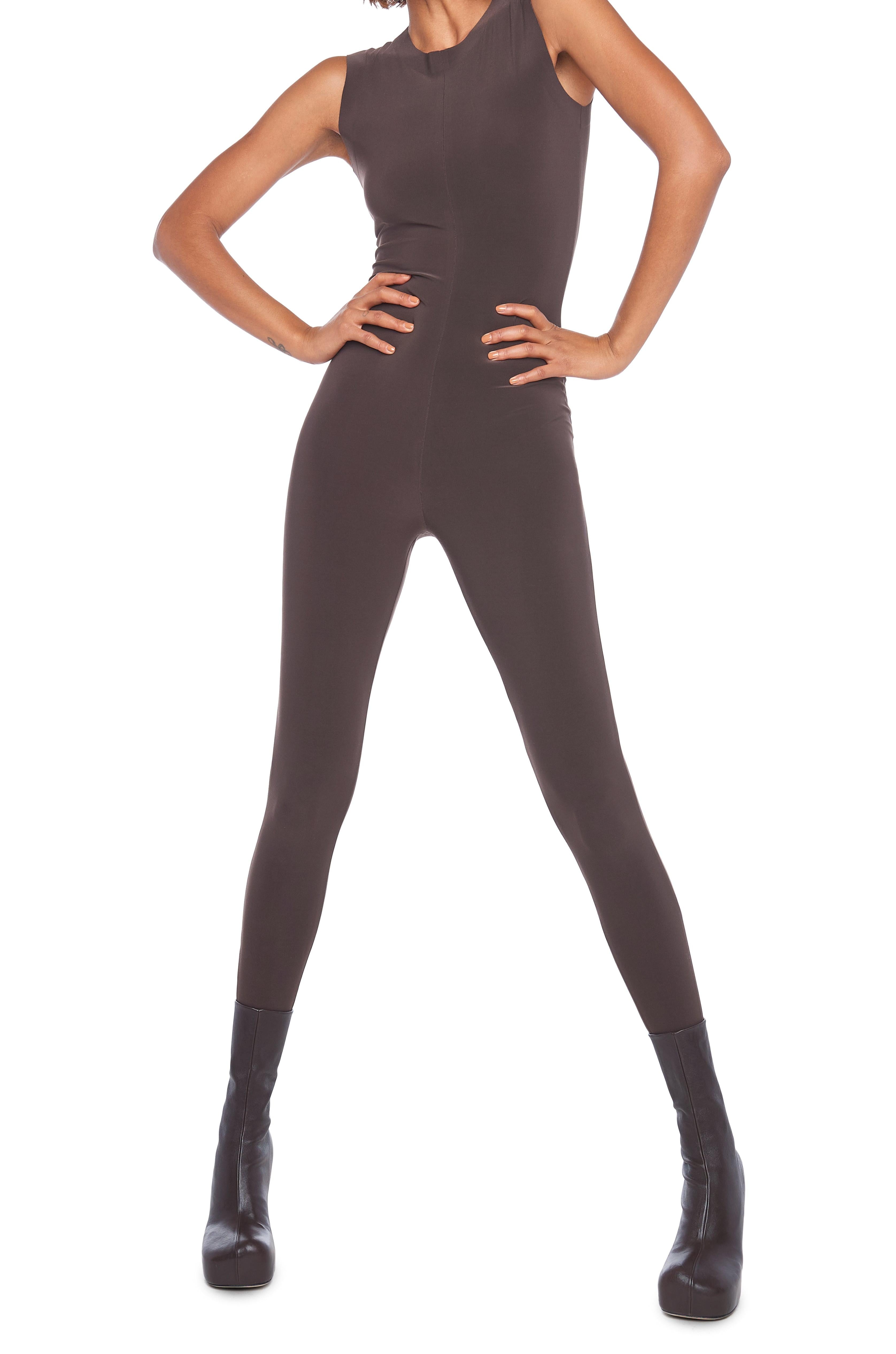 SLEEVELESS CATSUIT W/ FOOTSIE