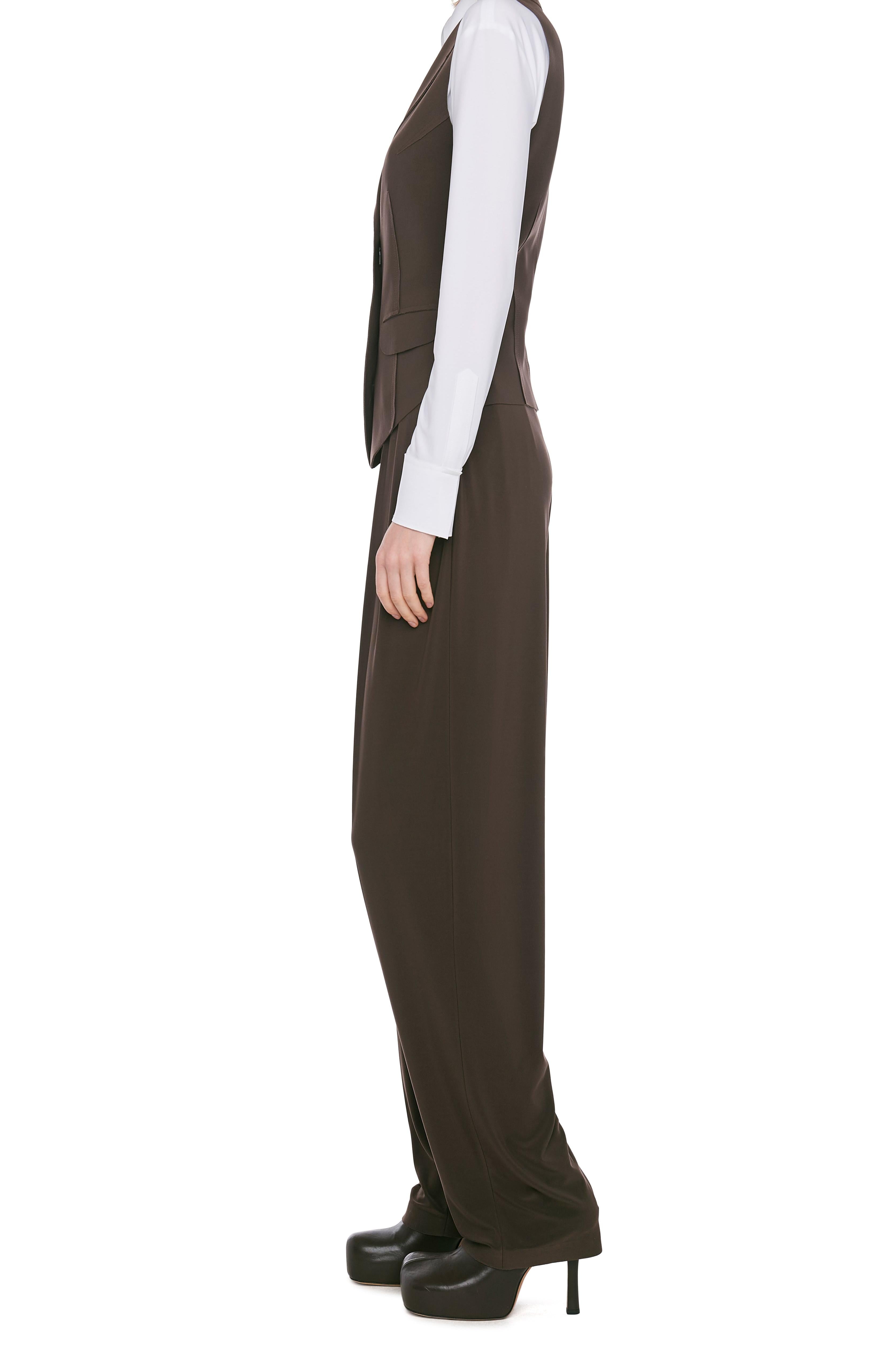 TAPERED PLEATED TROUSER