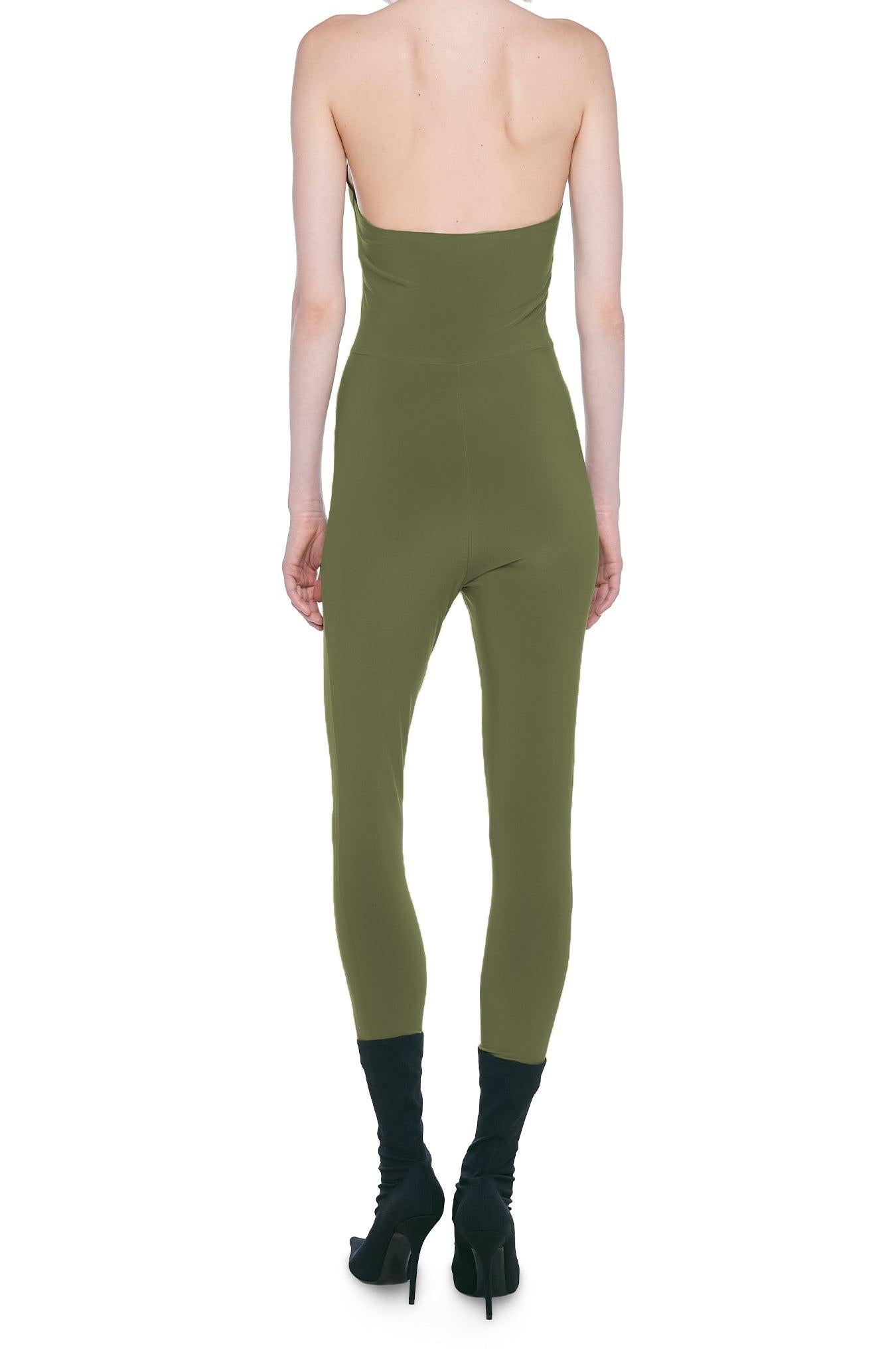 HALTER TURTLE CATSUIT W/ FOOTSIE