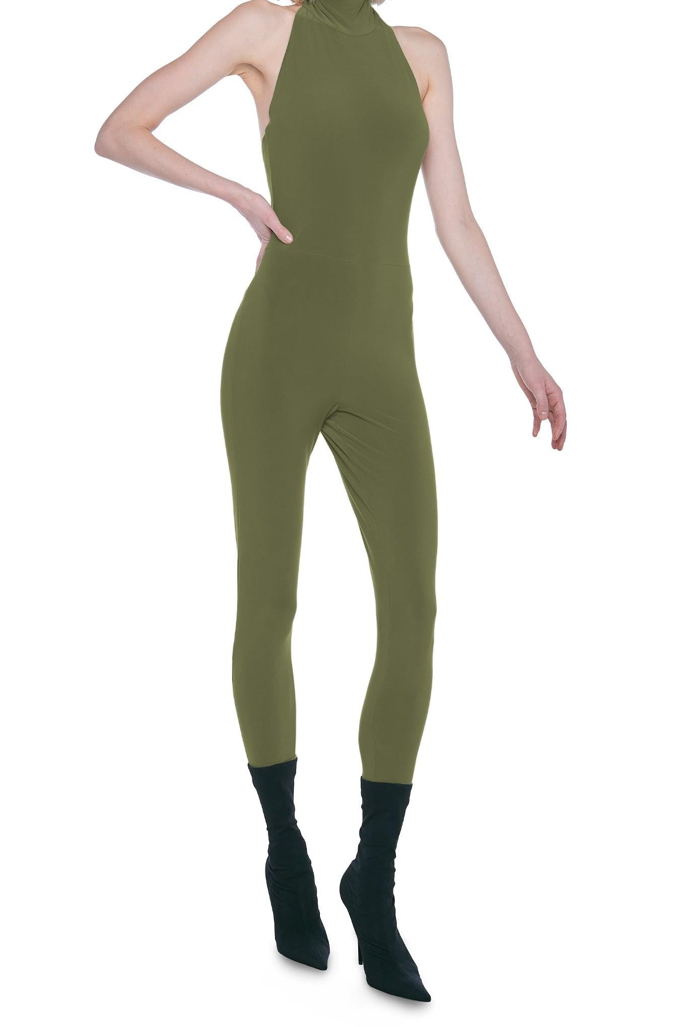 HALTER TURTLE CATSUIT W/ FOOTSIE