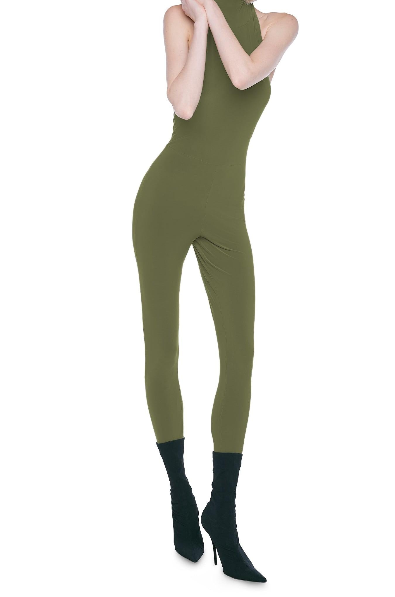 HALTER TURTLE CATSUIT W/ FOOTSIE