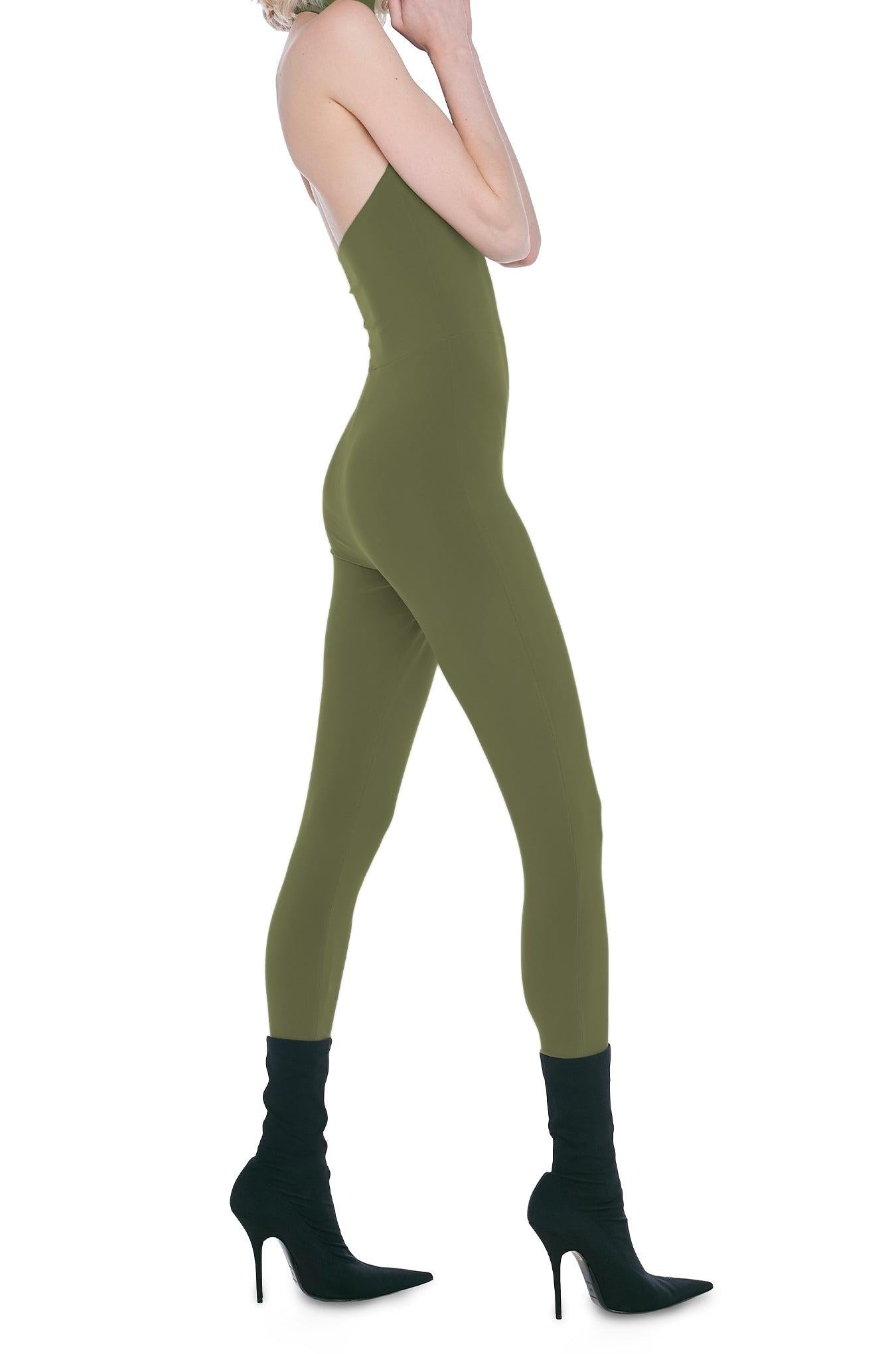HALTER TURTLE CATSUIT W/ FOOTSIE