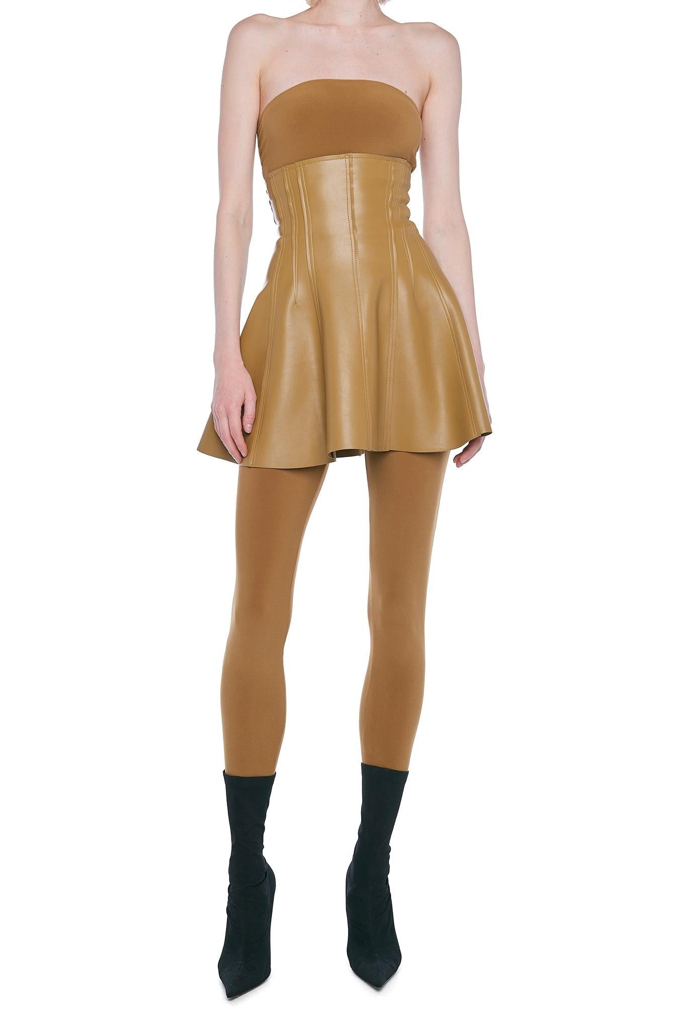 STRAPLESS CATSUIT W/ FOOTSIE