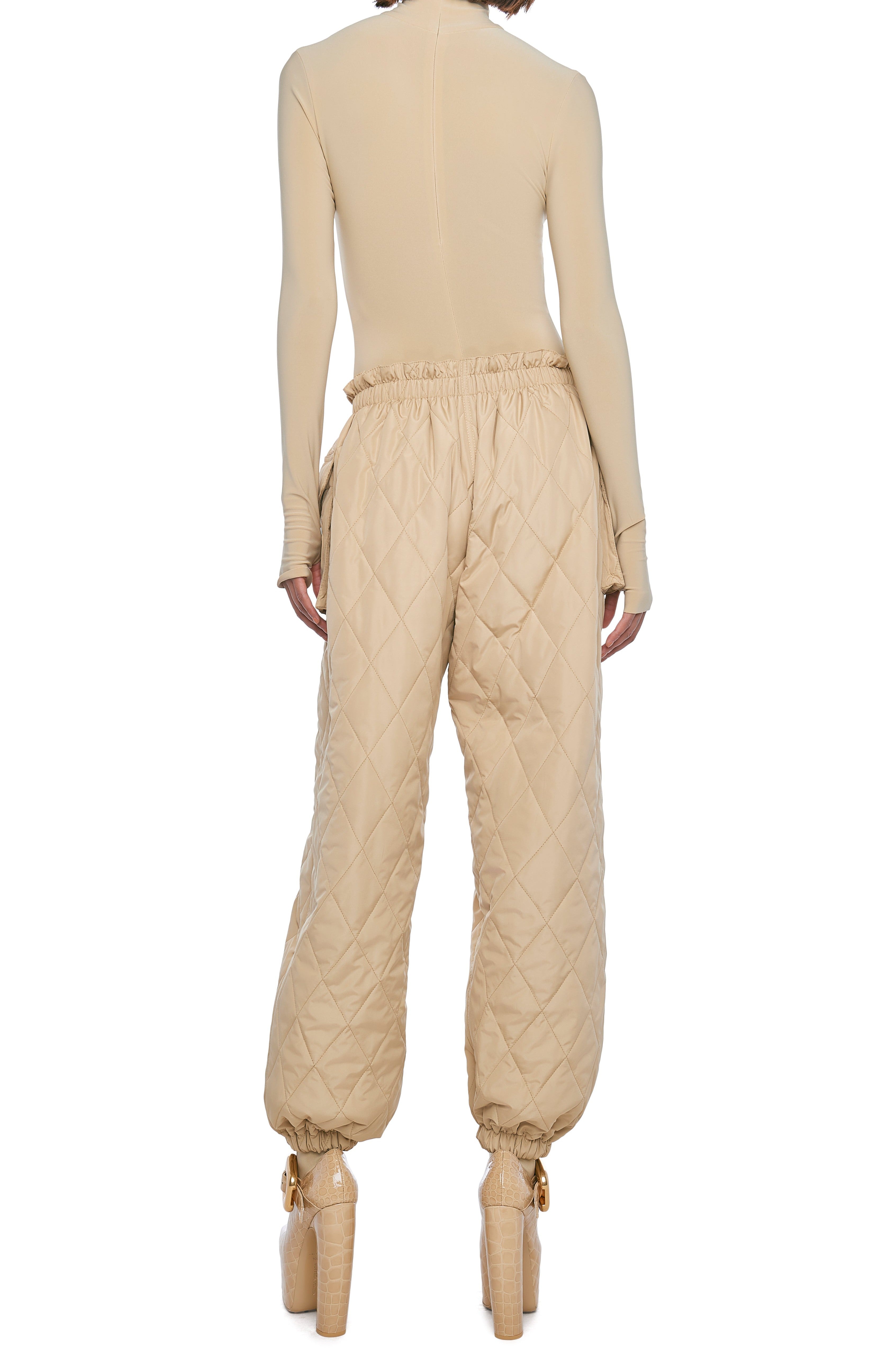 QUILTED OVERSIZED CARGO PANT