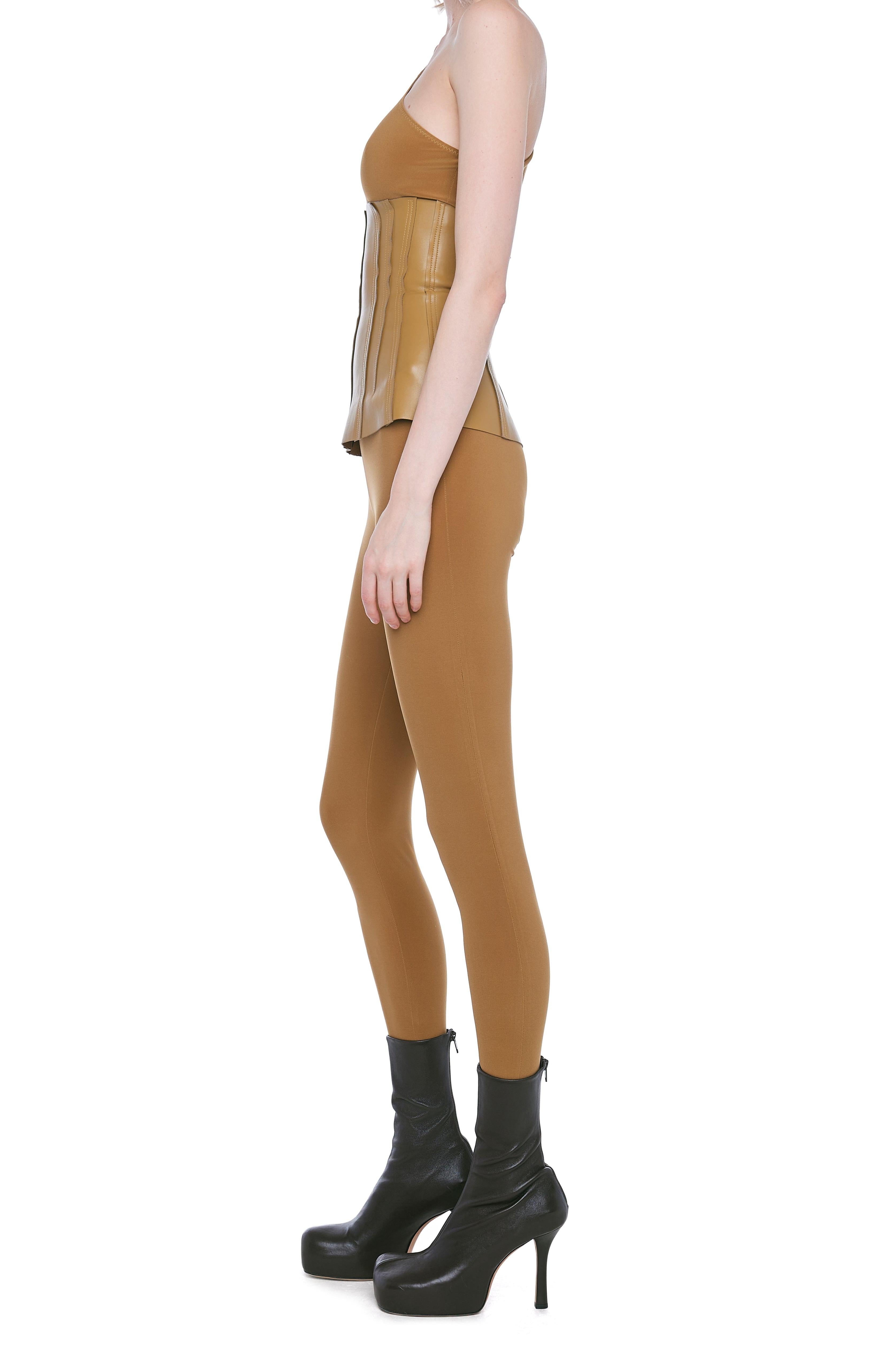ONE SHOULDER CATSUIT W/ FOOTSIE