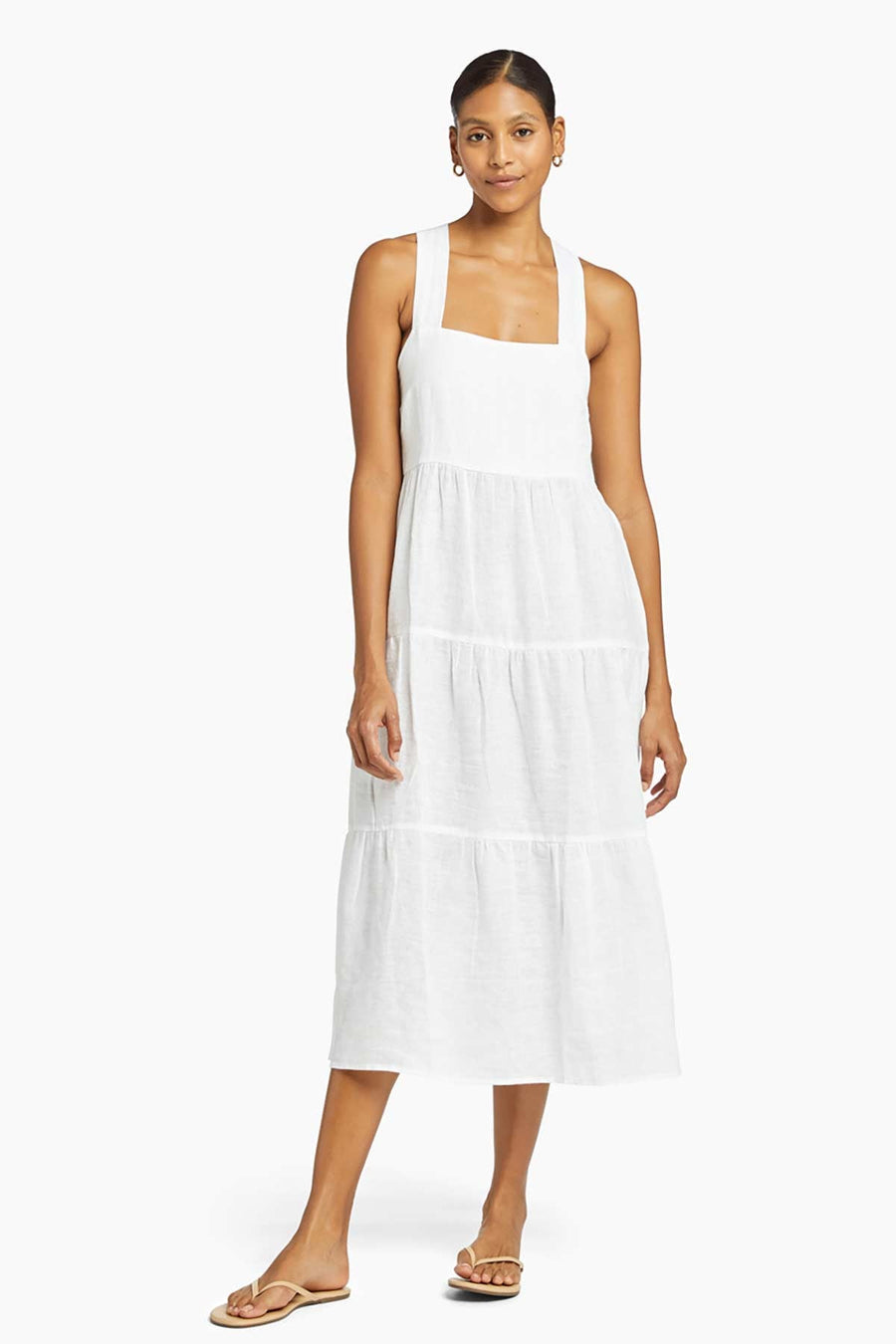 Canyon Linen Midi Dress