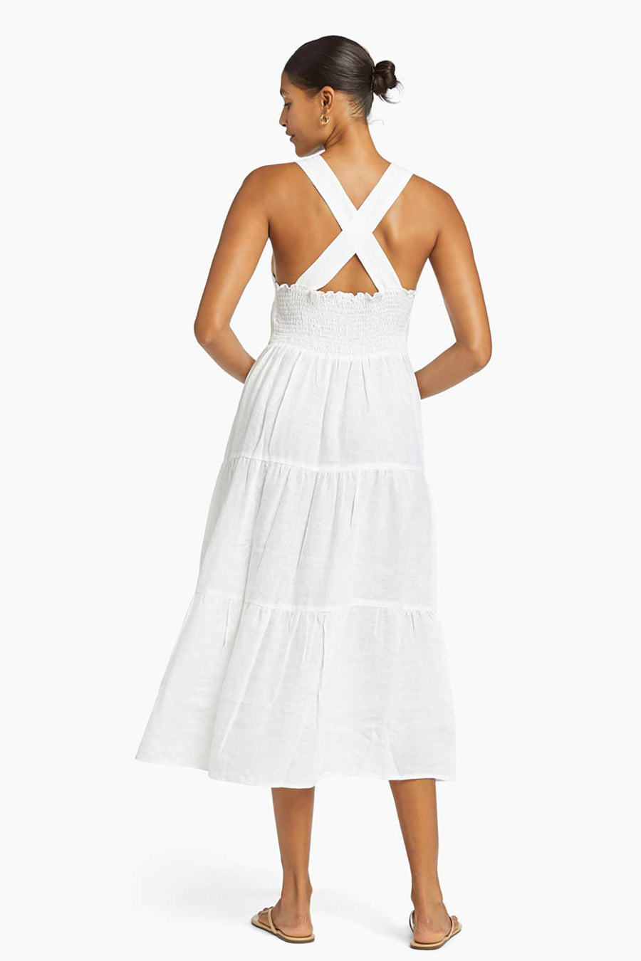 Canyon Linen Midi Dress