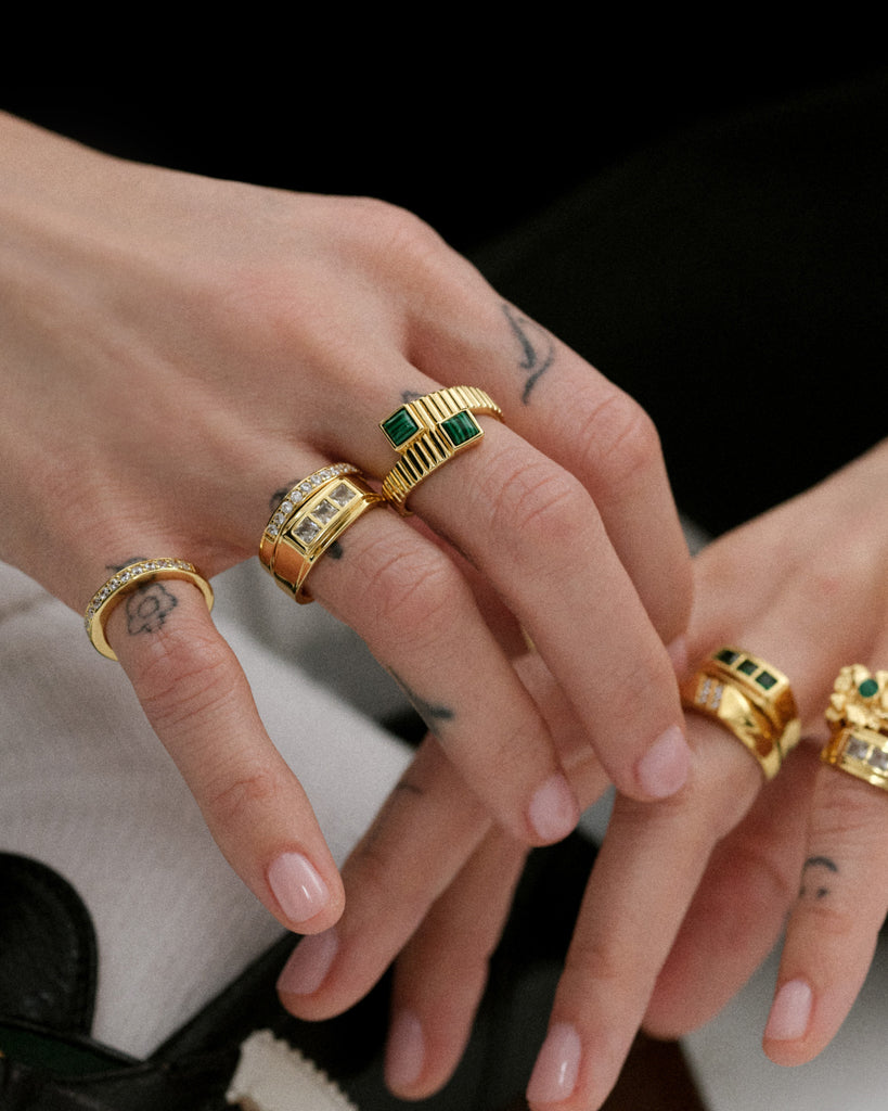 Malachite Wrap Ring