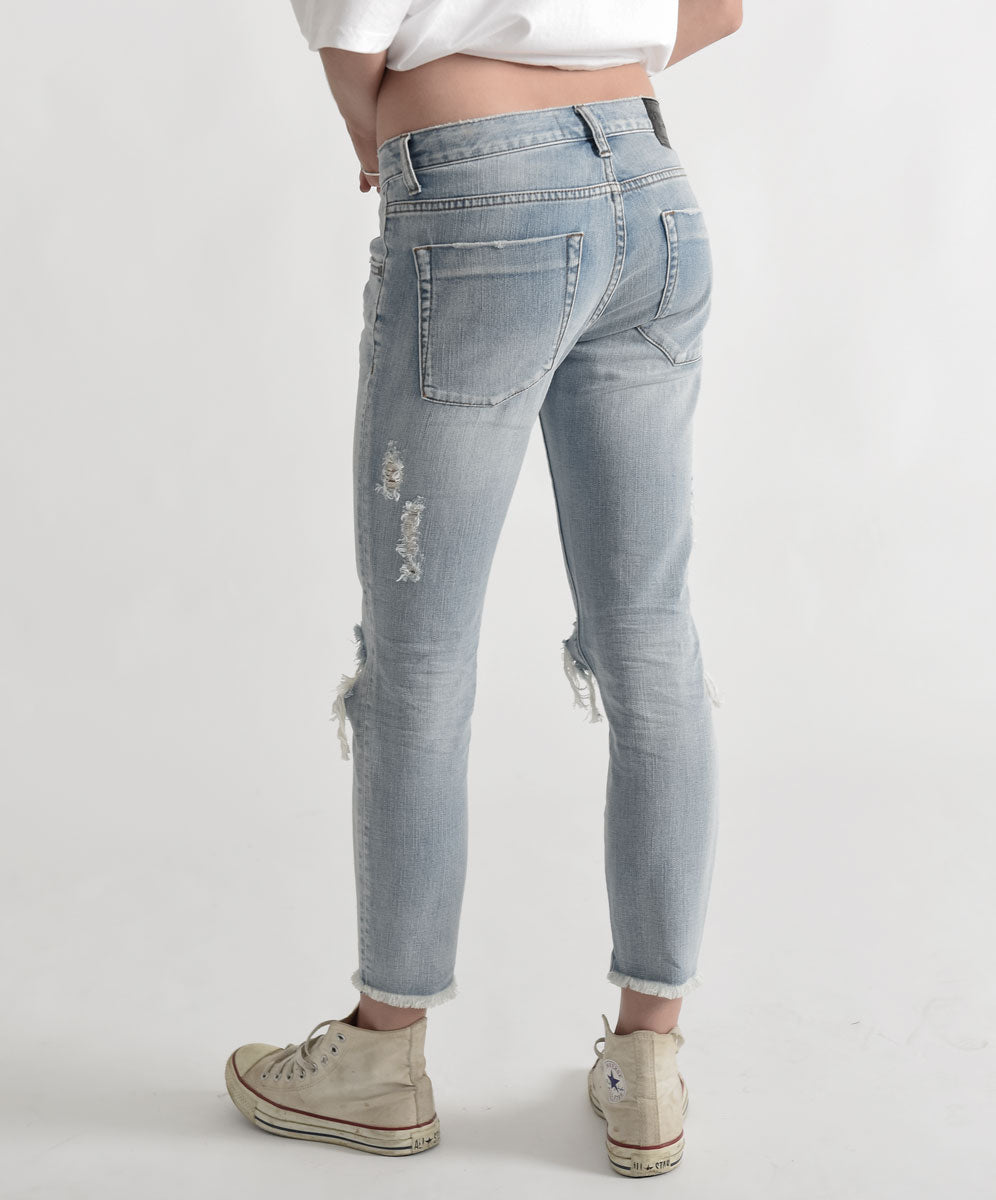 Freebirds Low Waist Rigid Skinny Denim Jeans - Hendrixe