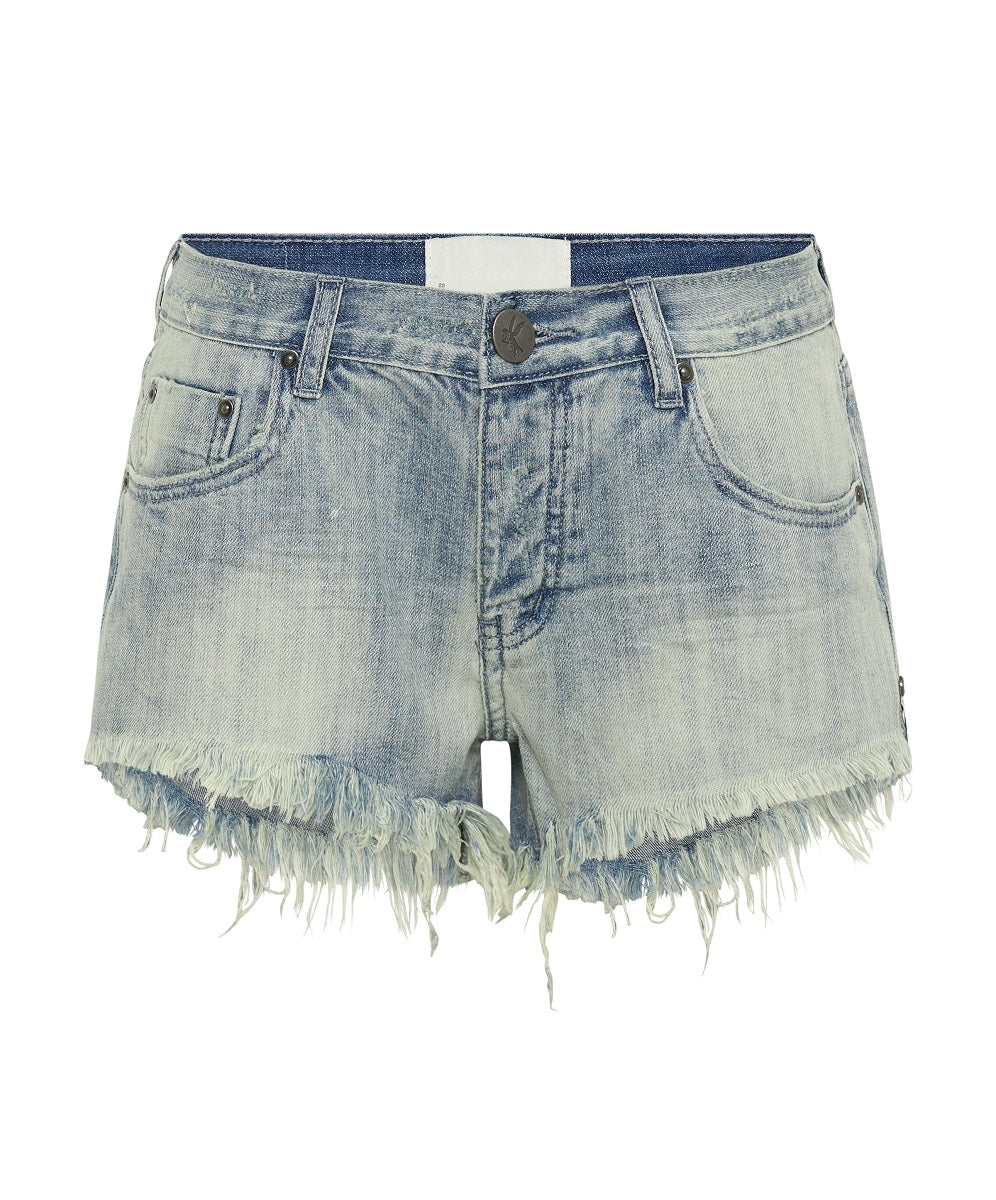 Bonitas Low Waist Denim Shorts - Diamonde