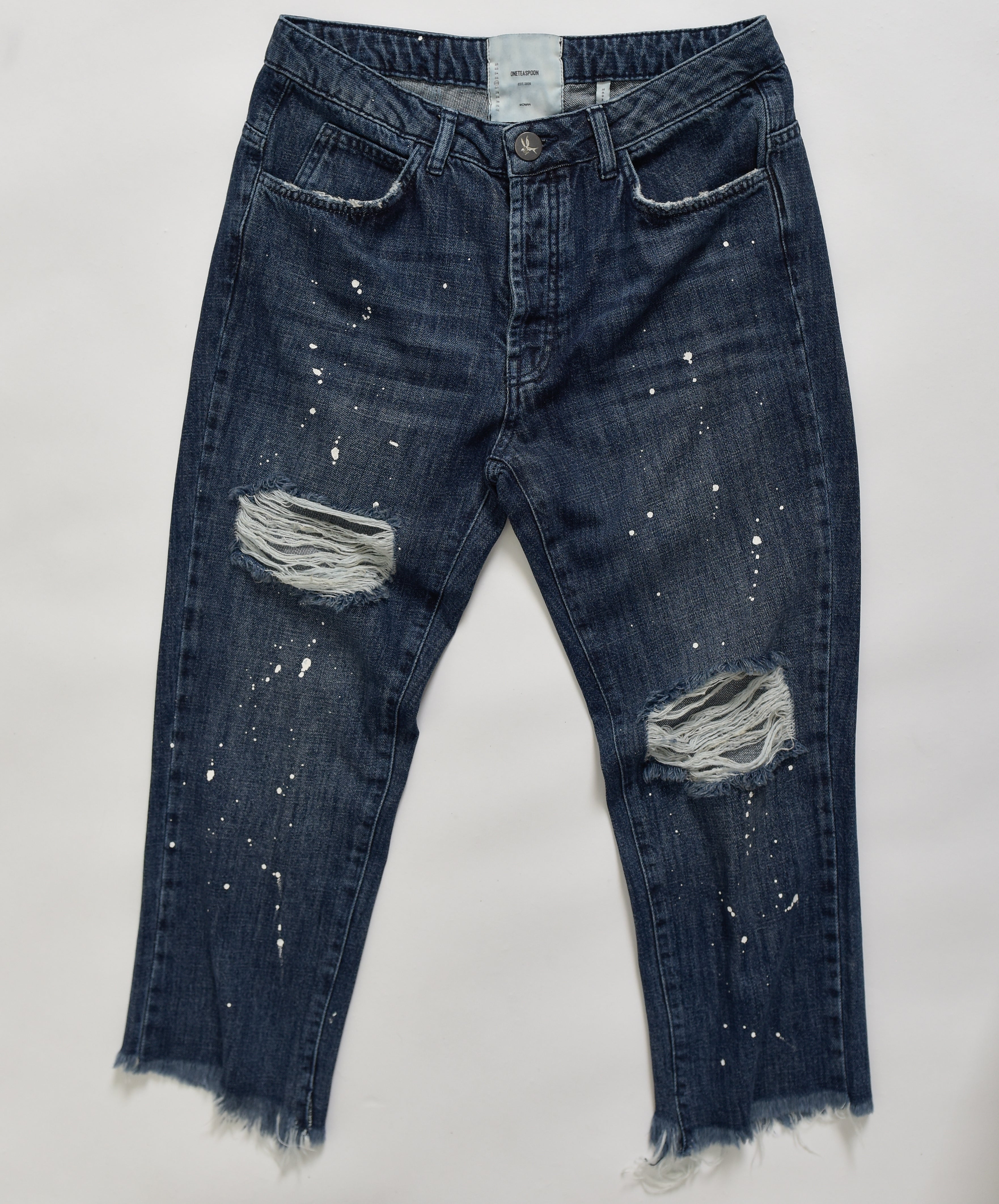 Hooligans Low Waist Relaxed Straight Leg Denim Jeans - Pop Cult