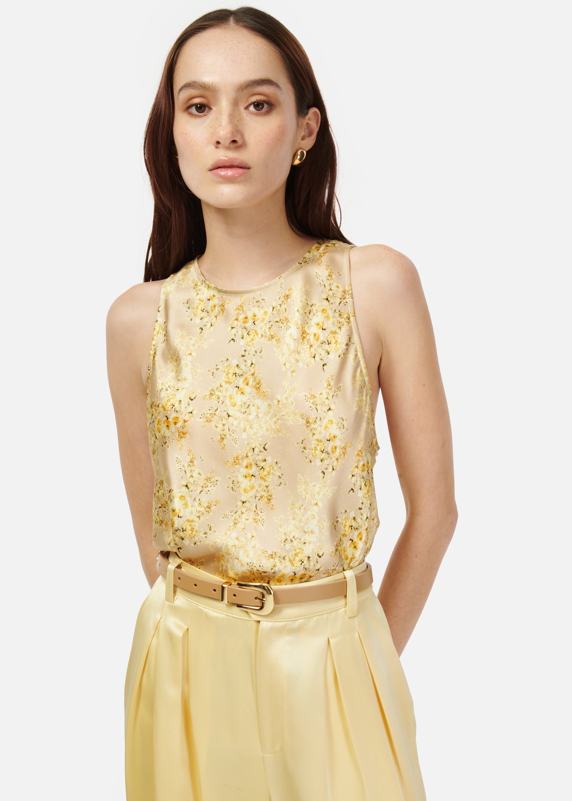 Floriana Camisole Yellow Primavera