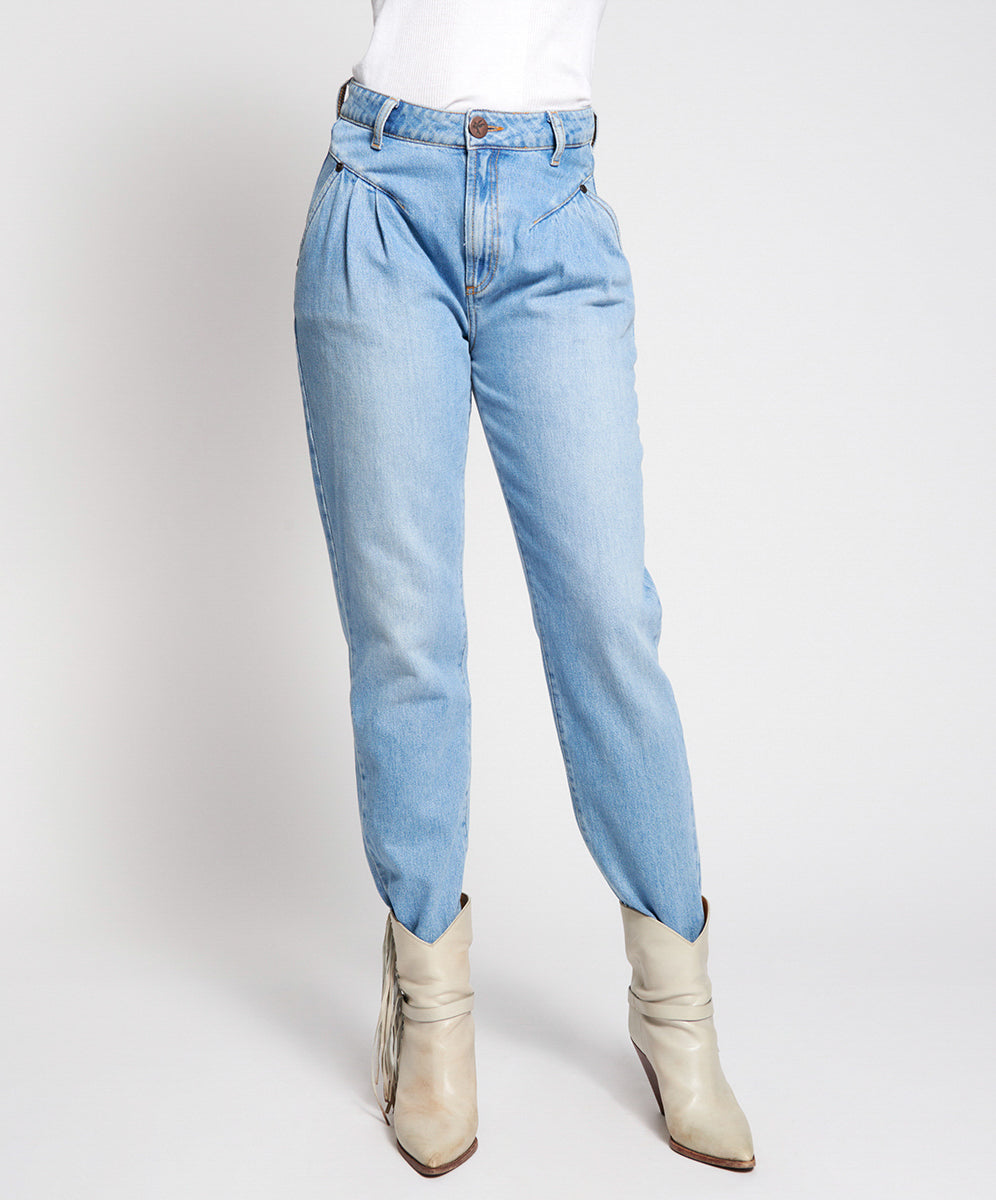 Streetwalkers High Waist 80S Fit Denim Jeans - Pacifica