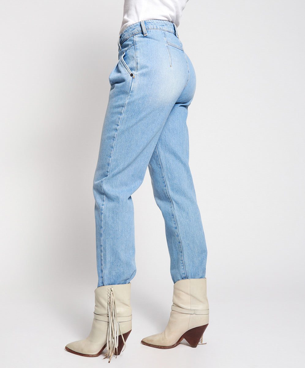 Streetwalkers High Waist 80S Fit Denim Jeans - Pacifica