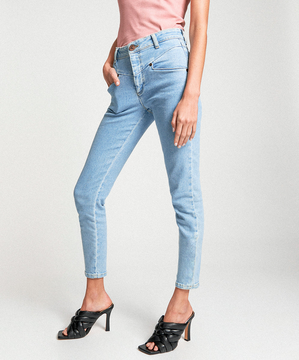 Preachers High Waist Skinny Stretch Denim Jeans - Oahu