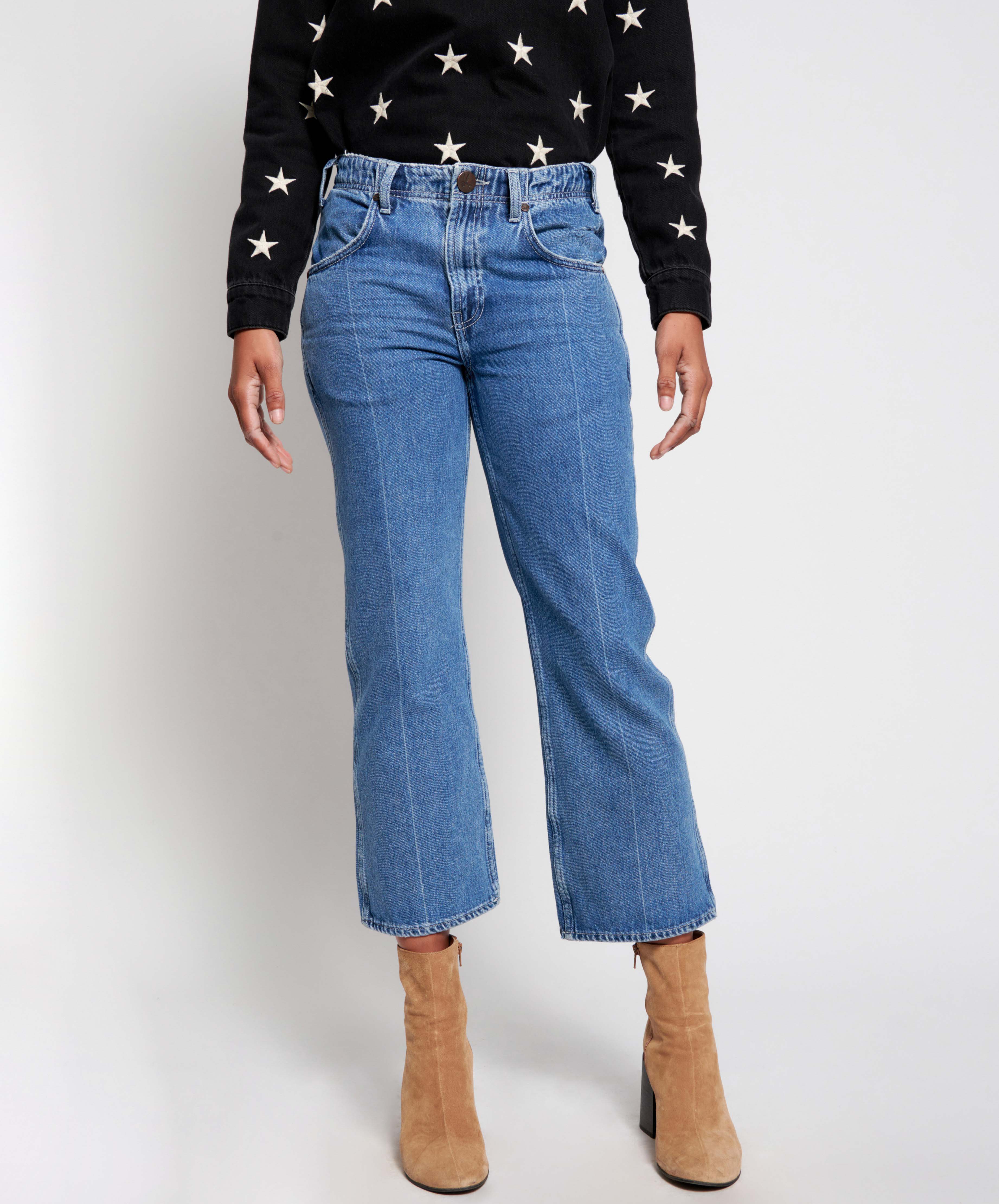 Nomad Mid Waist Jeans - Pacifica