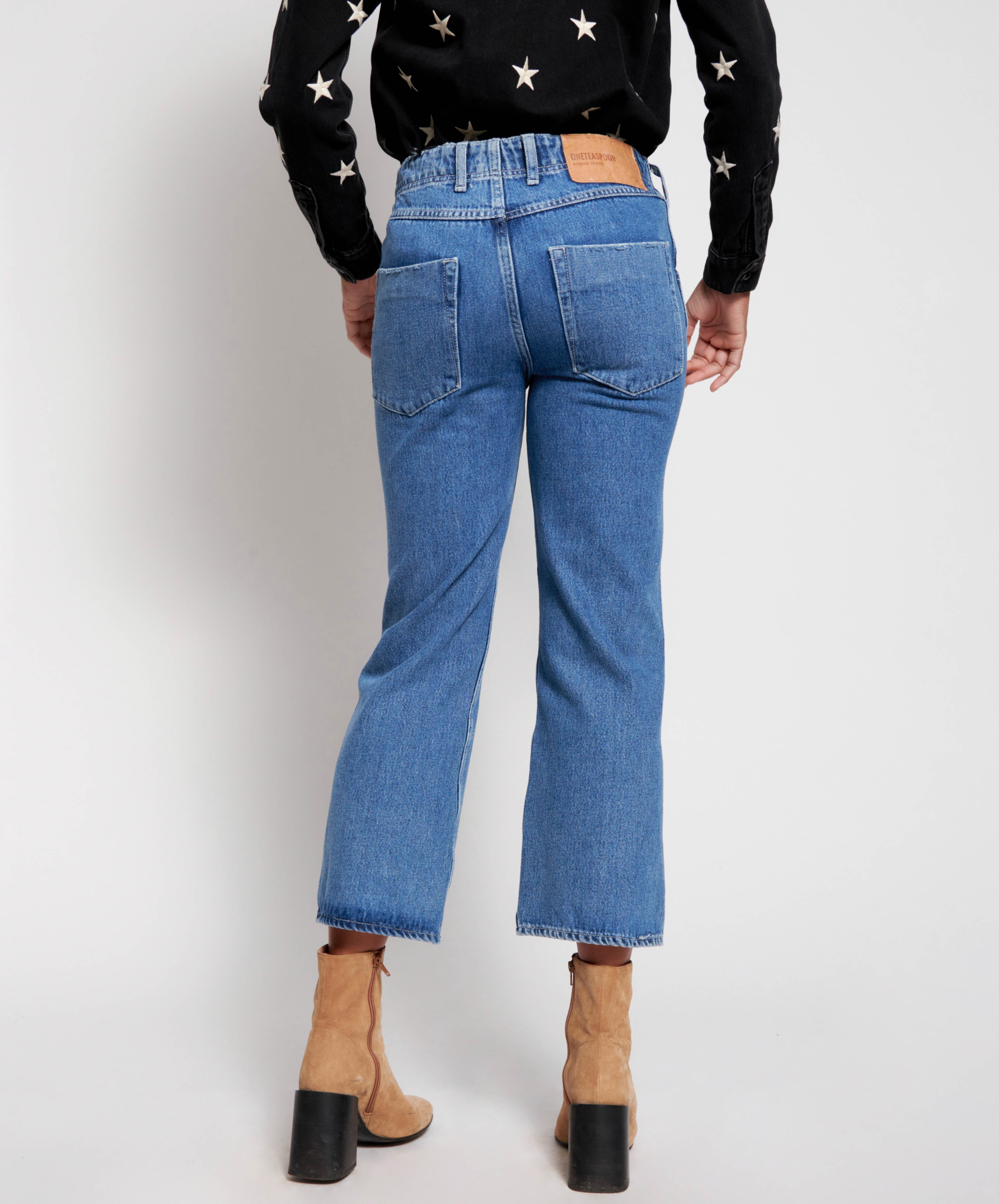 Nomad Mid Waist Jeans - Pacifica