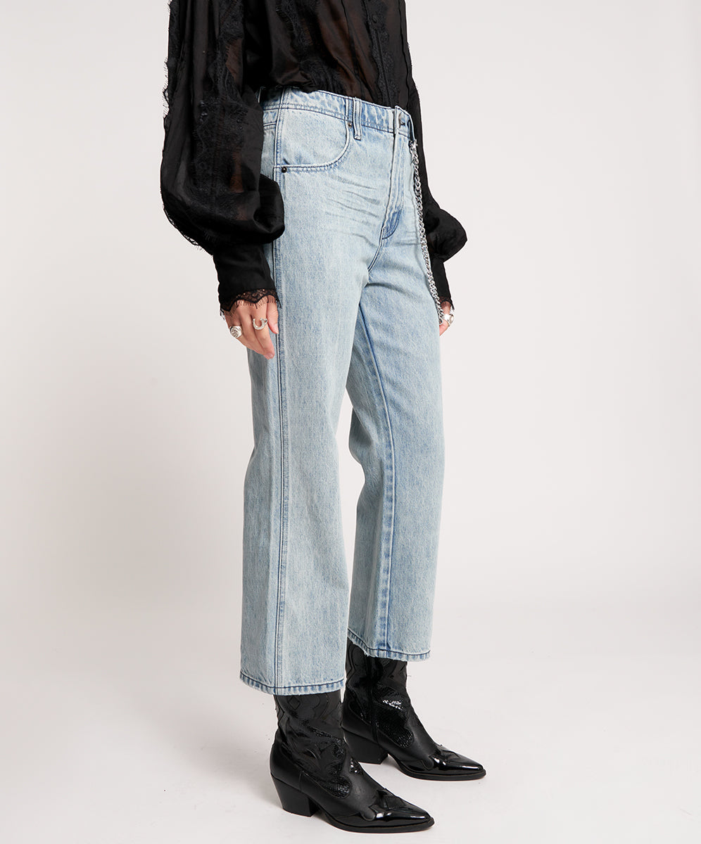 Nomad Mid Waist Vintage Fit Denim Jeans - Salty Dog