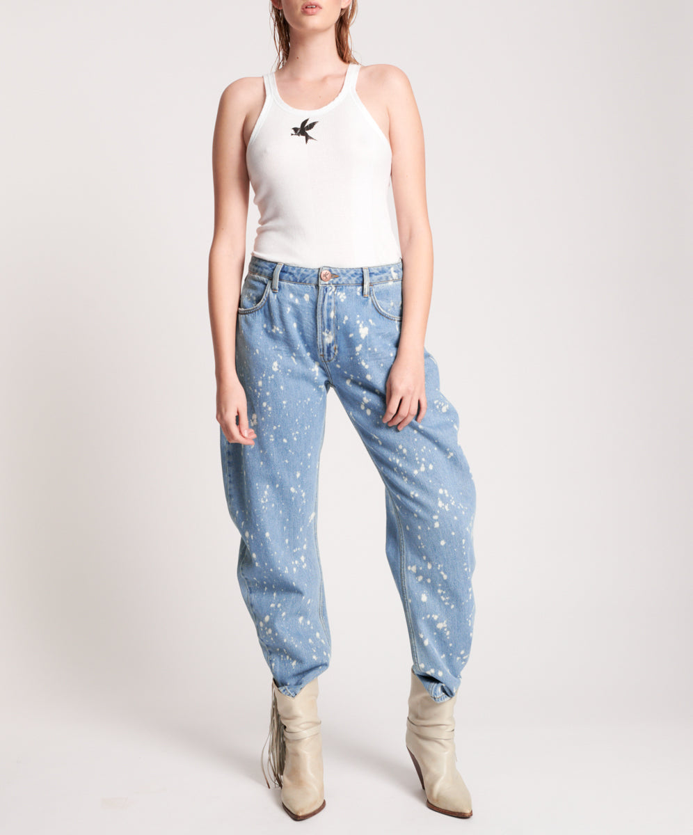 Crusaders High Waist Denim Jeans - Royal Salt