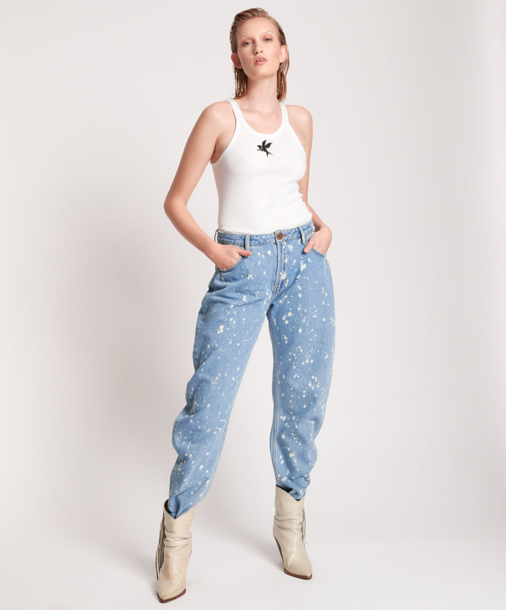 Crusaders High Waist Denim Jeans - Royal Salt