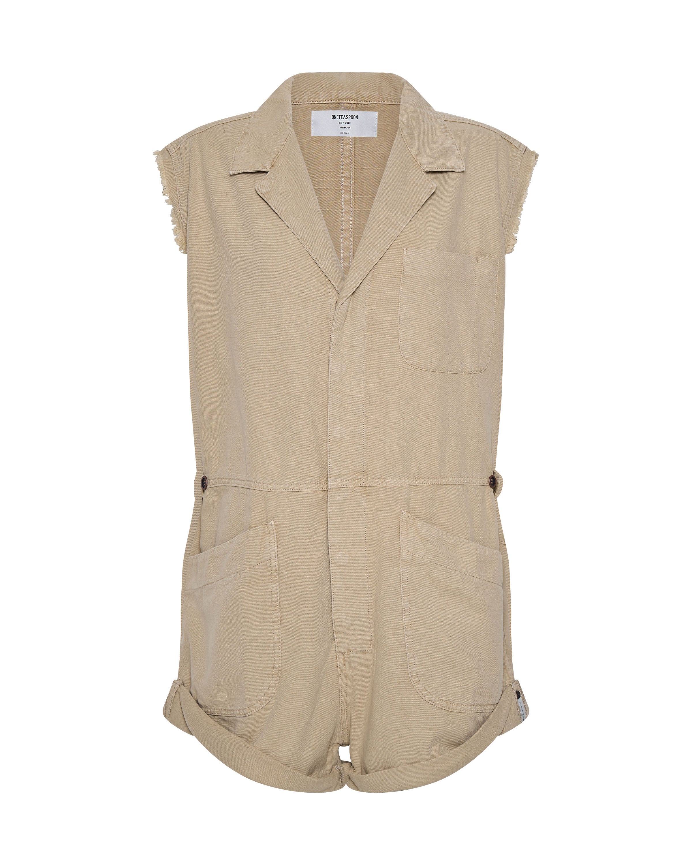 Safari Bandit Overalls - Stone