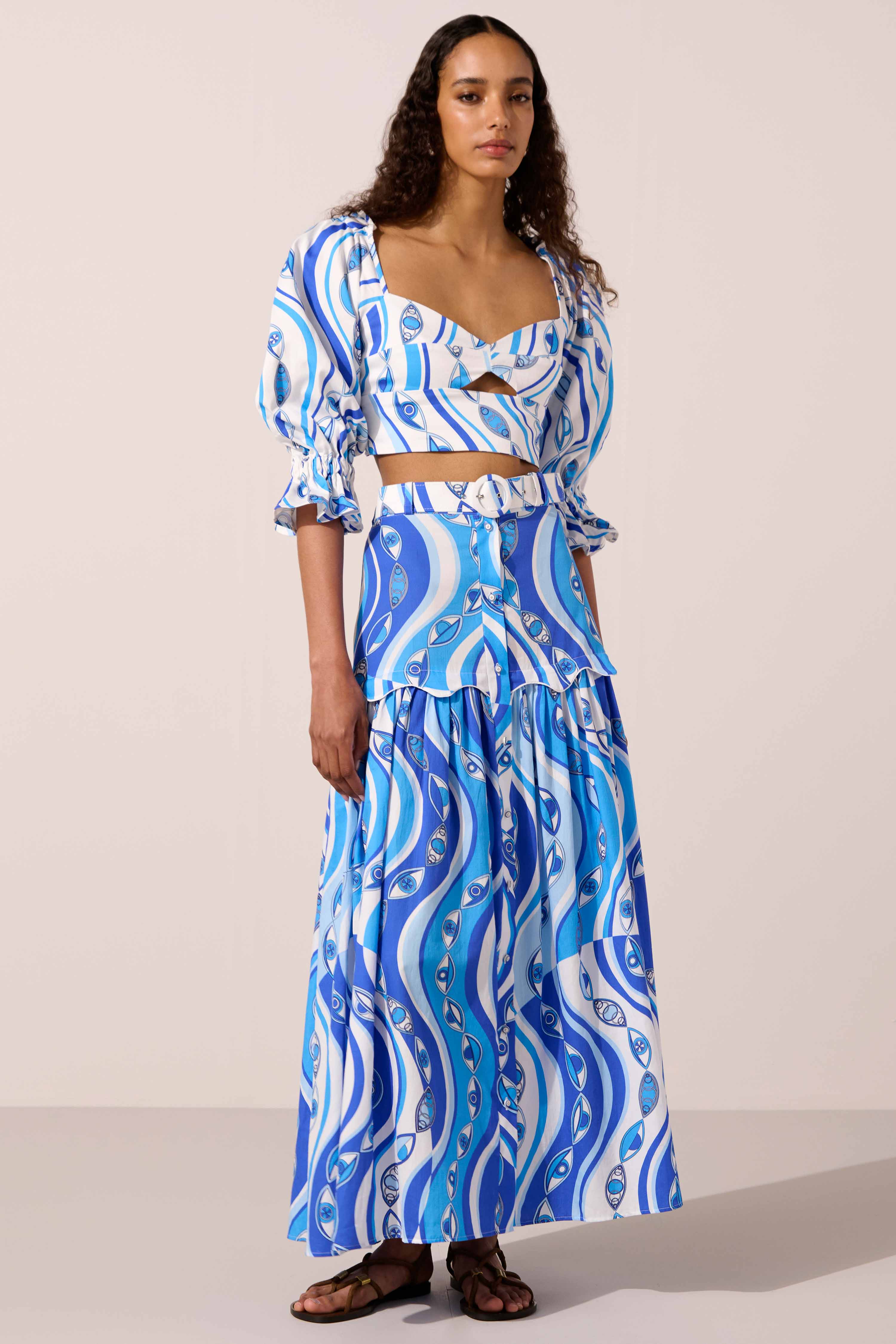 Image of product named ocean eyes ava top by Paolita London