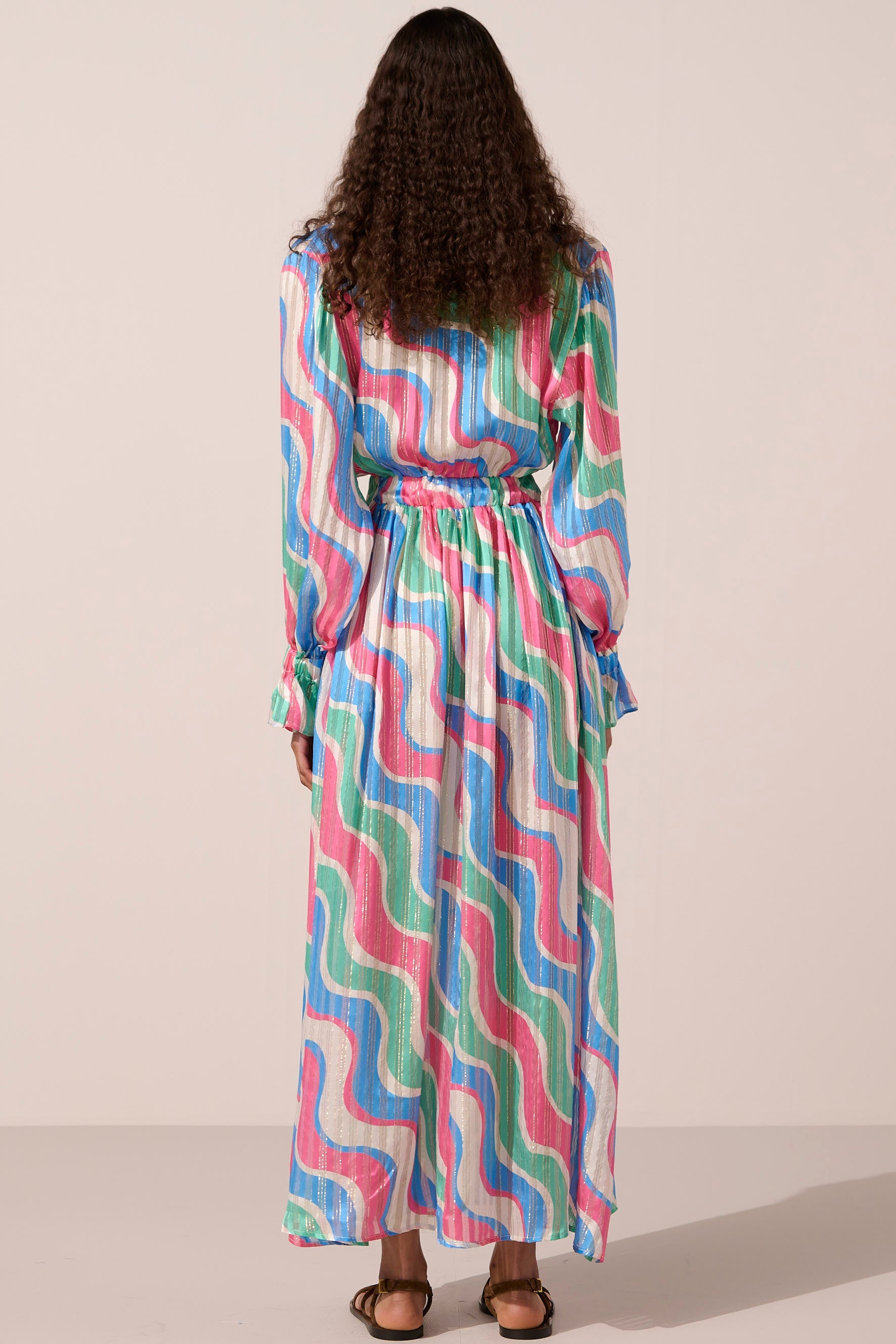 Image of product named synesthesia silk mary jane dress by Paolita London