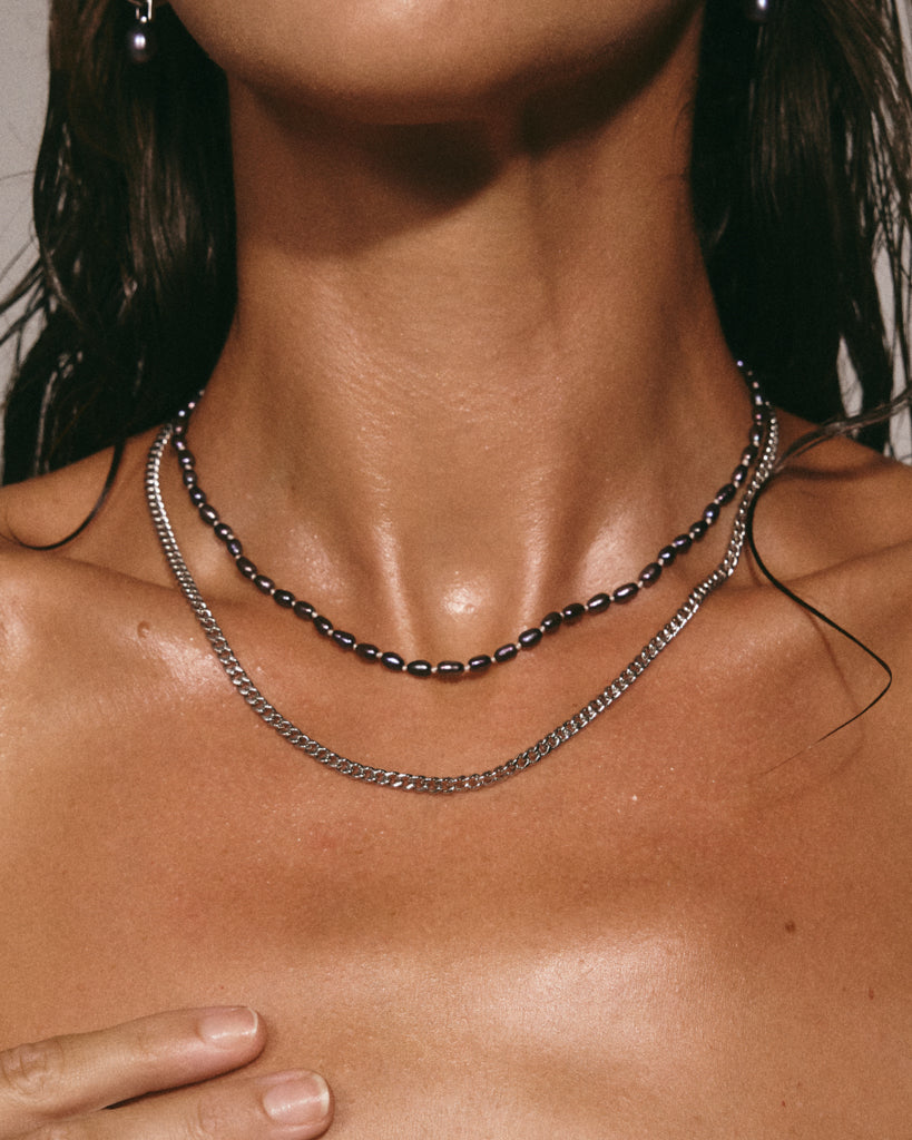 The Pearl Chain Necklace Set