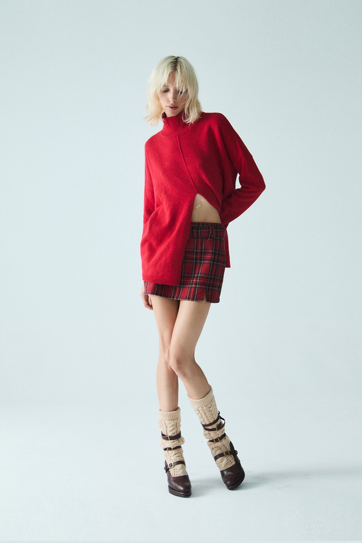 Willow Plaid Mini Skirt