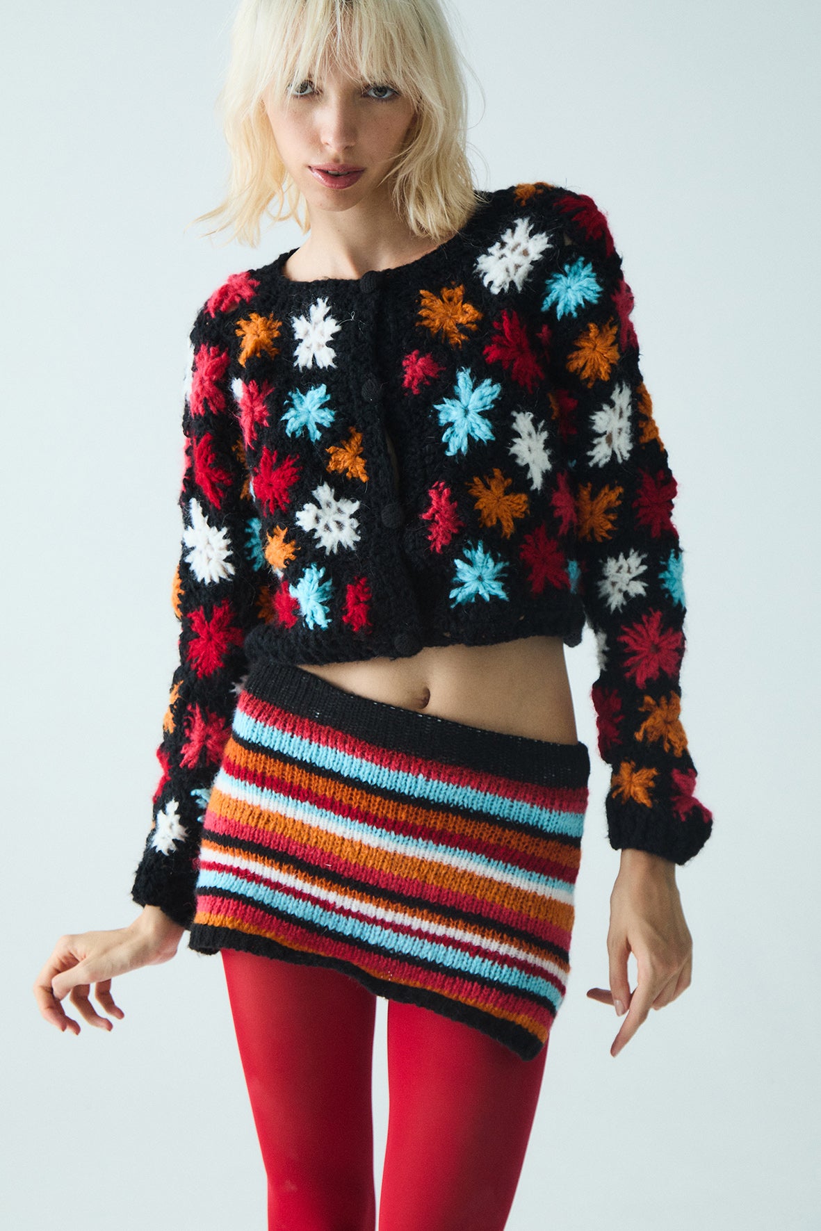 Zenda Knitted Mini Skirt