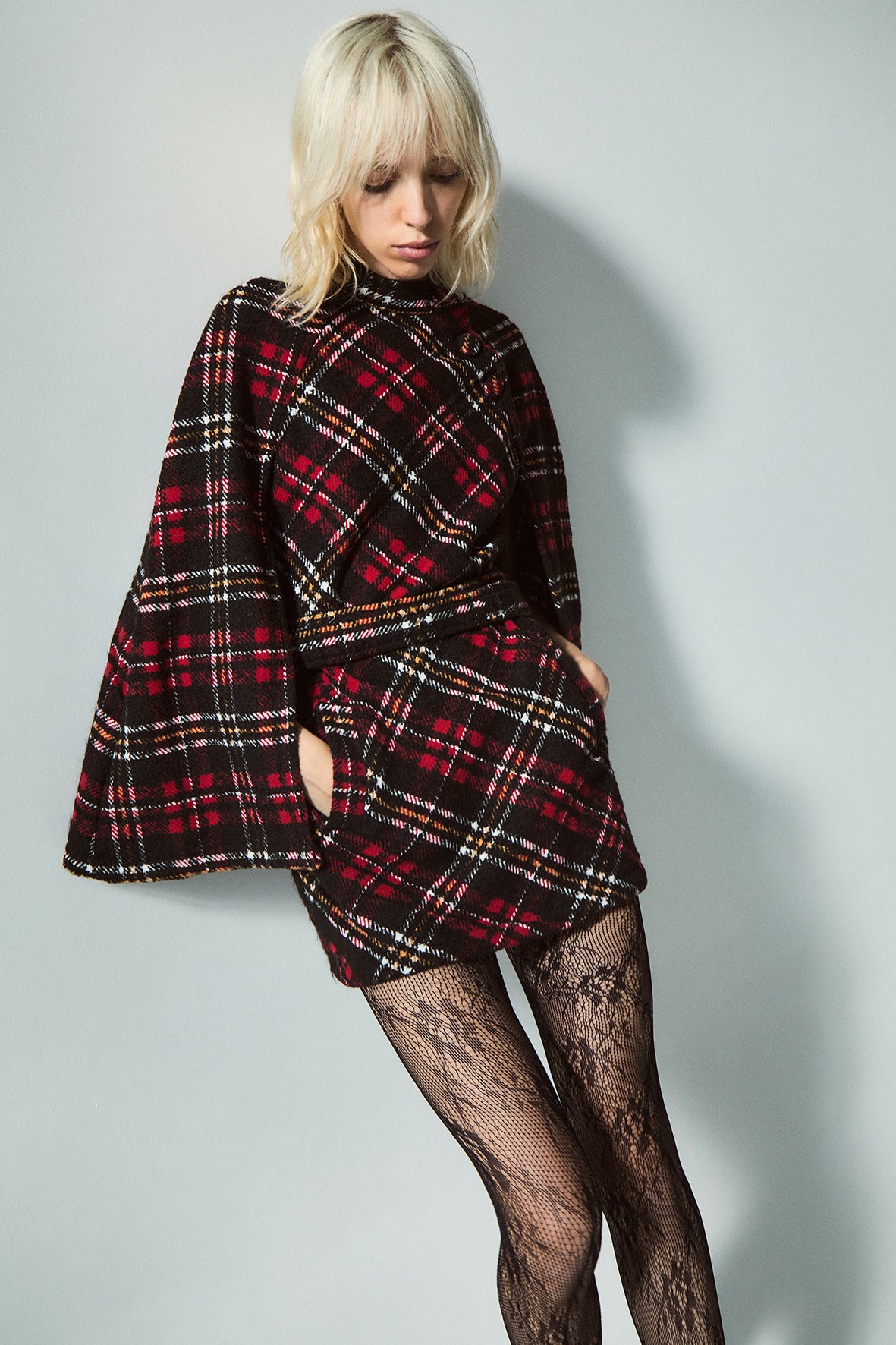Cristel Plaid Mini Dress