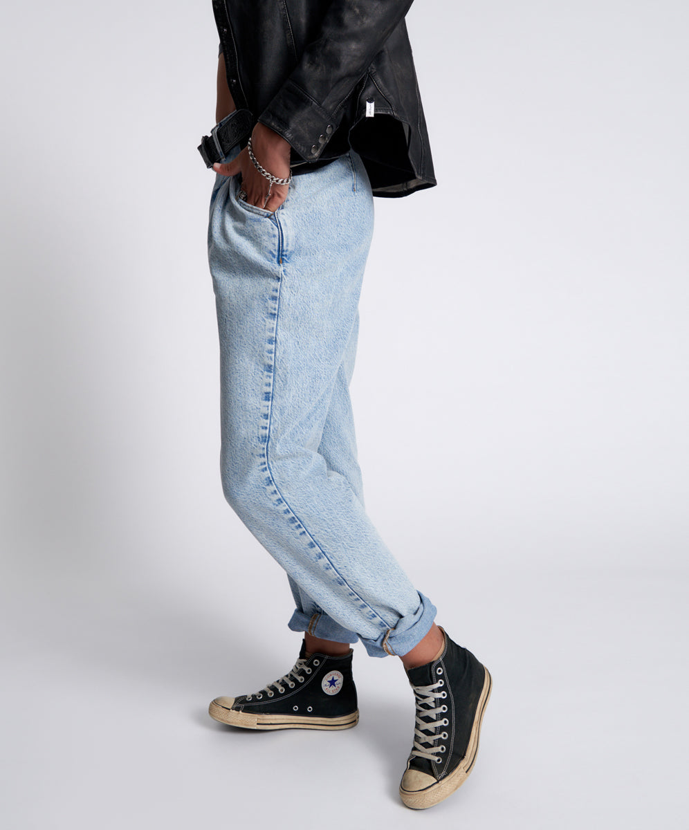 Streetwalkers High Waist 80S Fit Denim Jeans - Kansas Acid