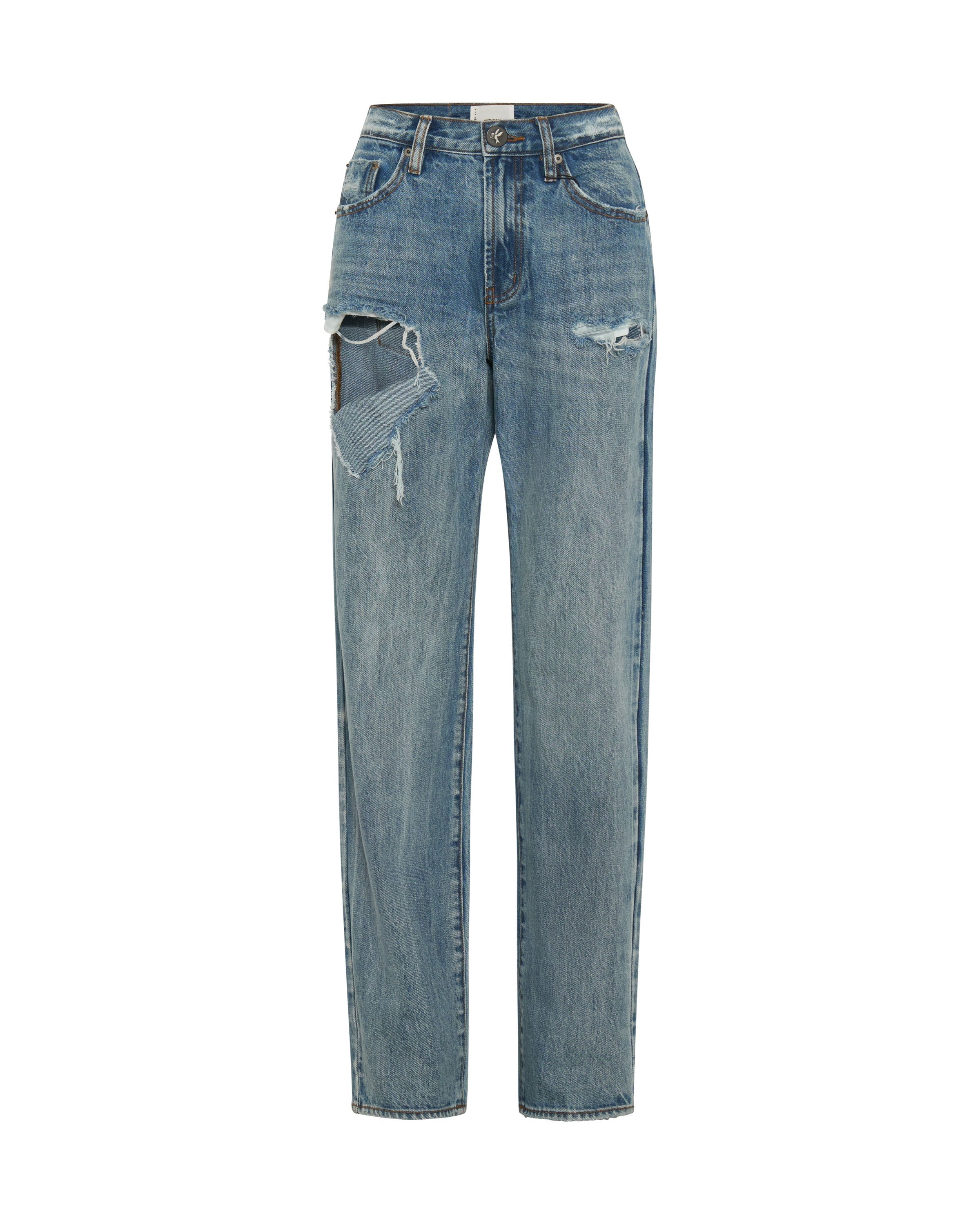 1982S High Waist Balloon Denim Jeans - Berlin Blue