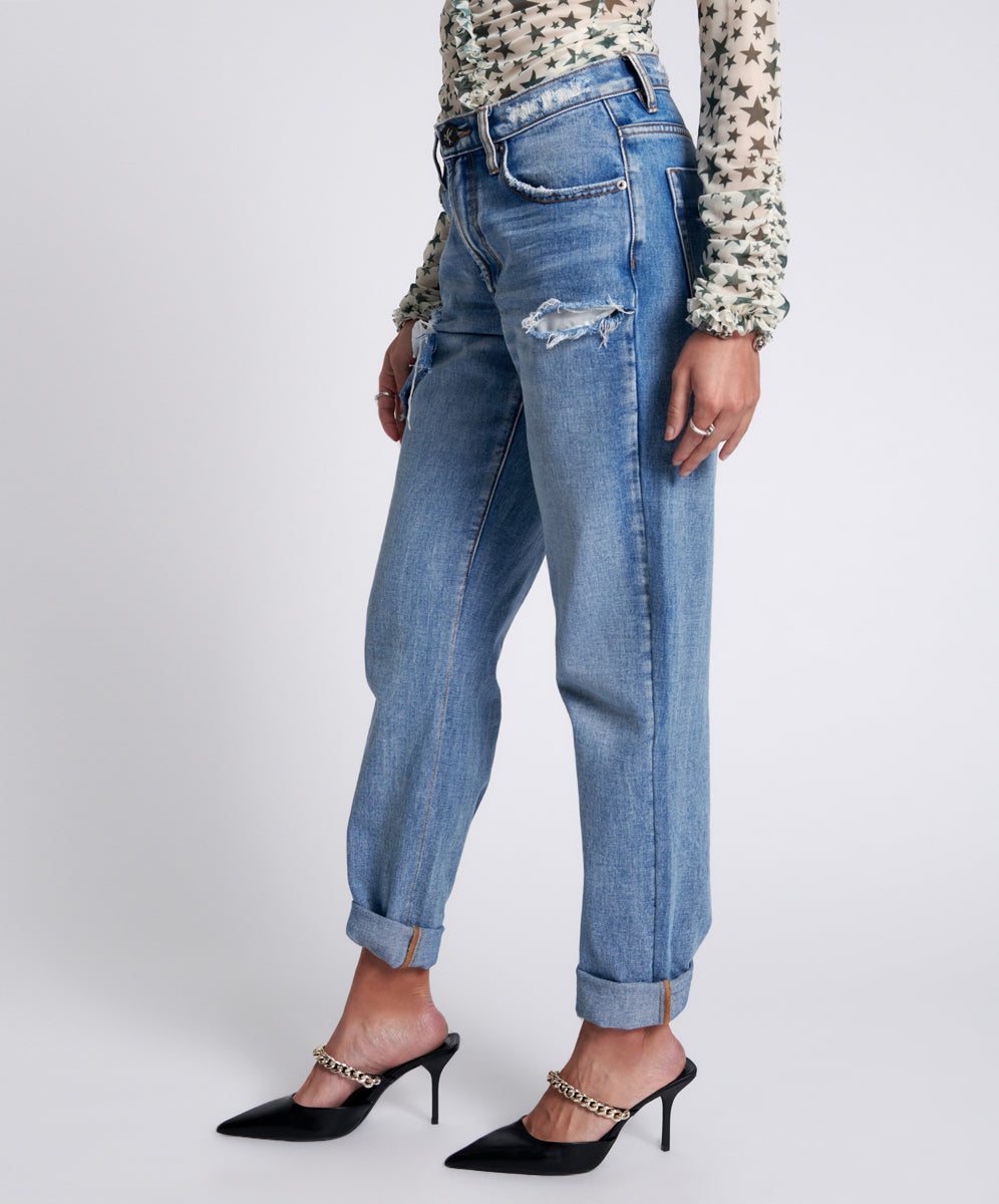 1982S High Waist Balloon Denim Jeans - Berlin Blue