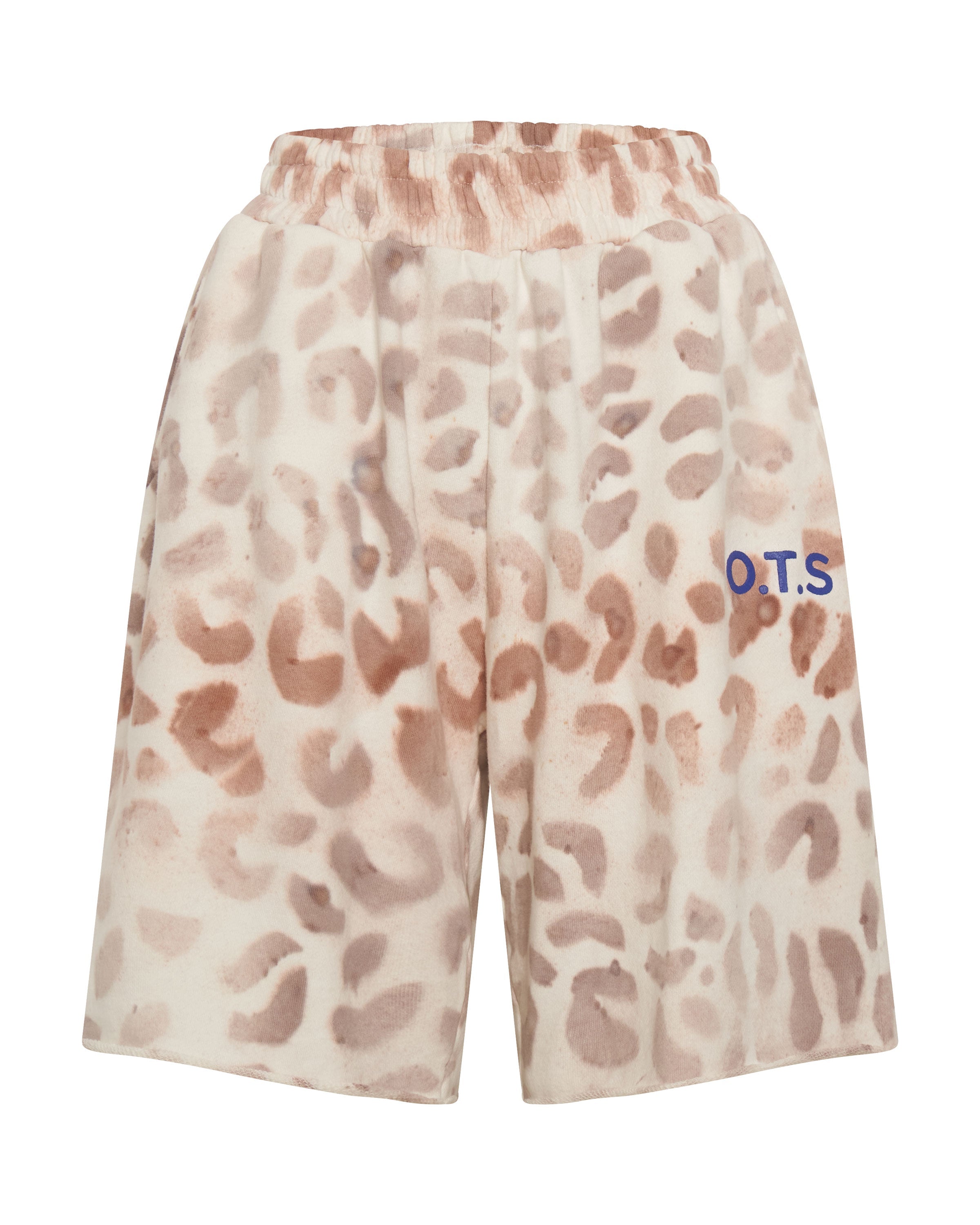 O.T.S High Waist Kick Shorts - Pink Animal