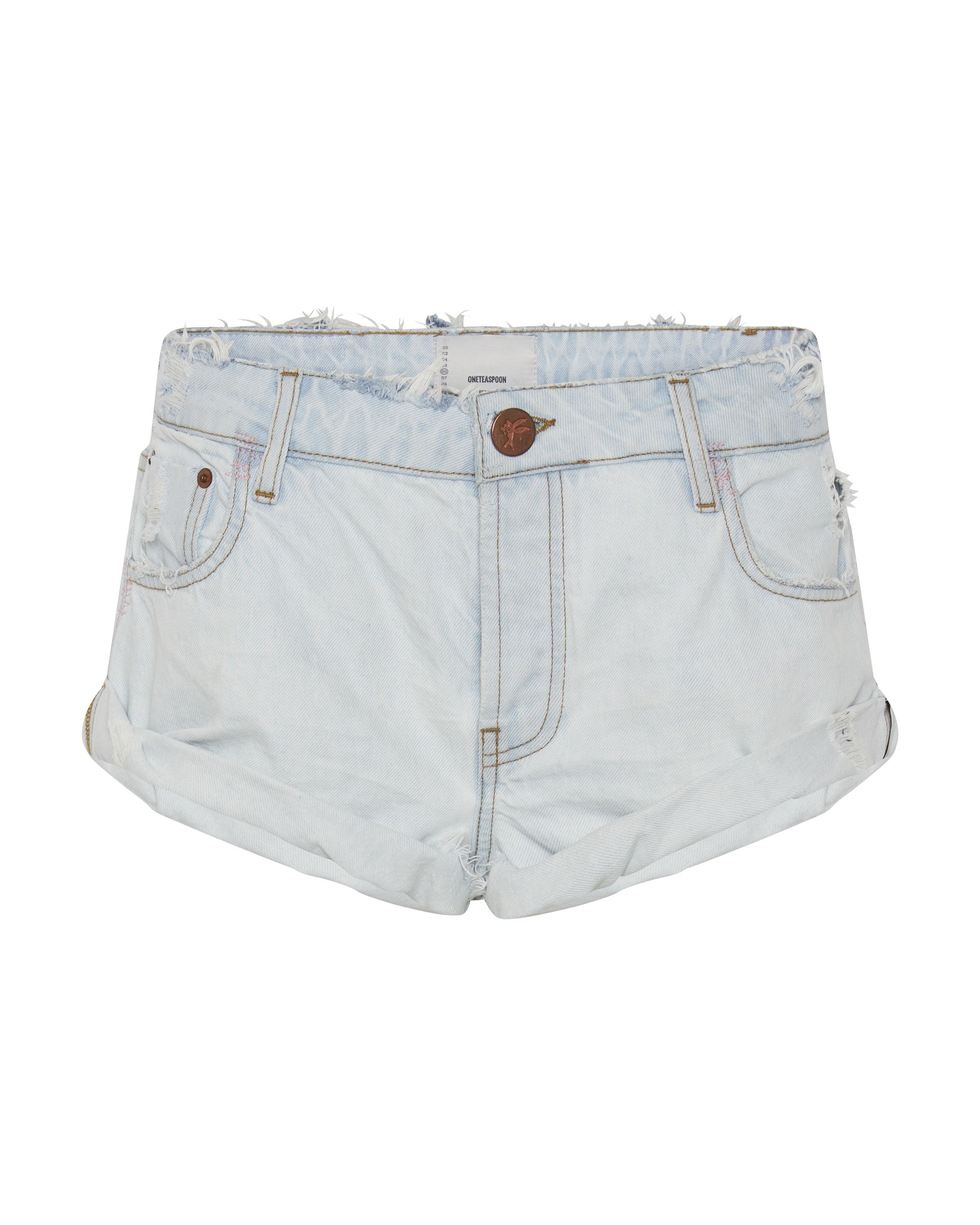 Bandits Low Waist Denim Shorts - Bel Air Blue