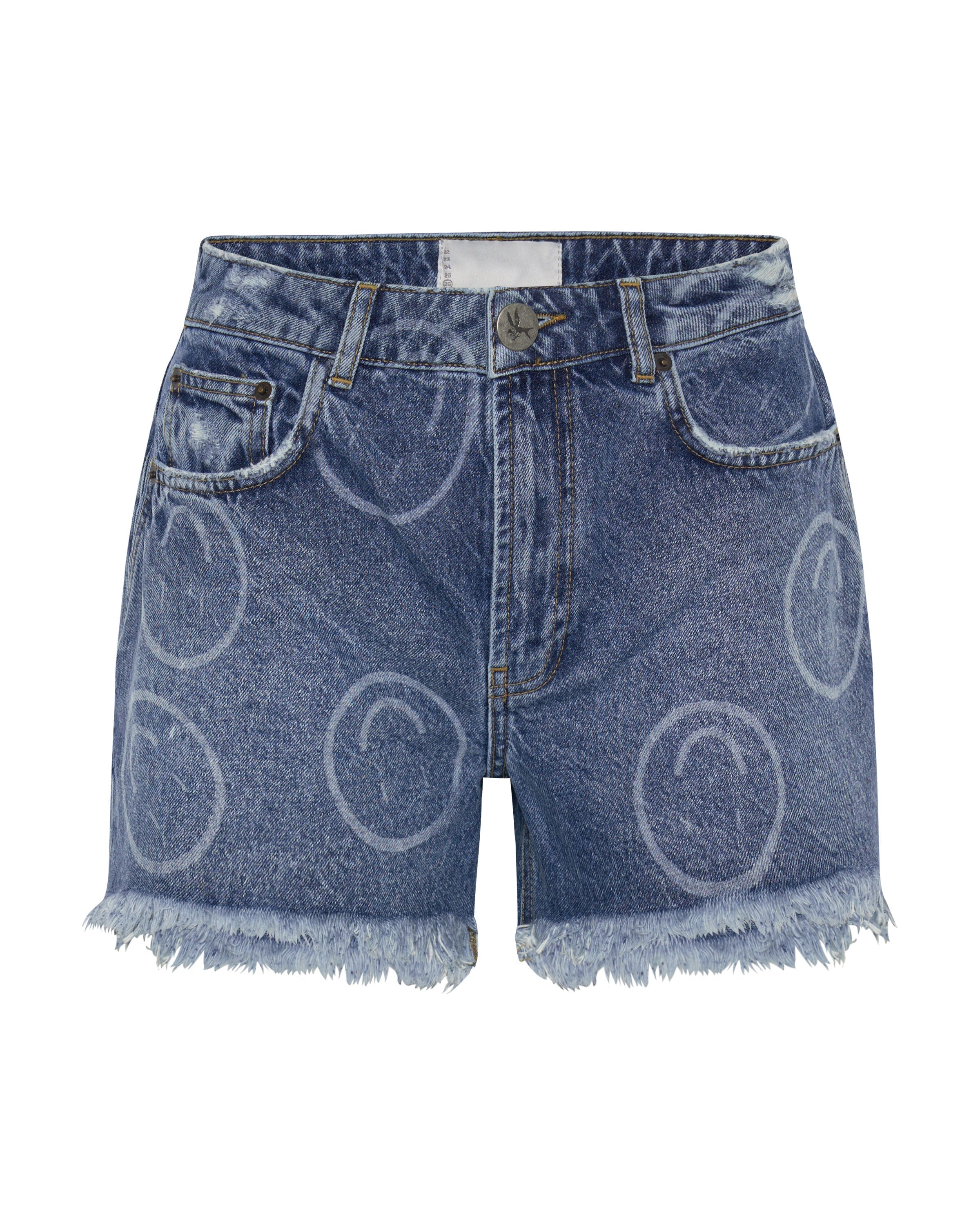 Legends High Waist Mom Fit Denim Shorts - Rosewood