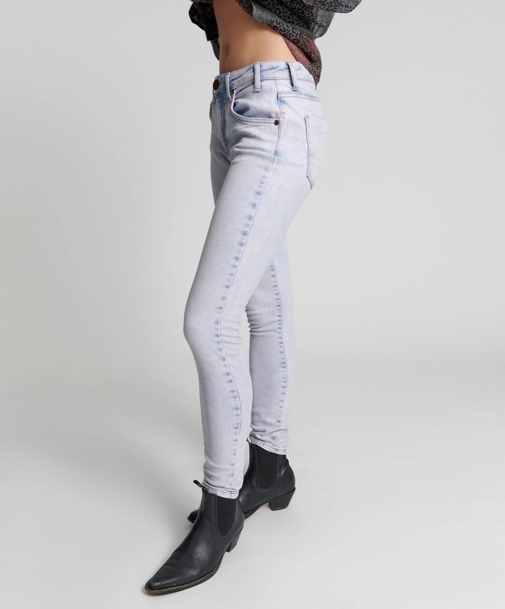 Freebirds Ii High Waist Stretch Skinny Denim Jeans - Soho Haze