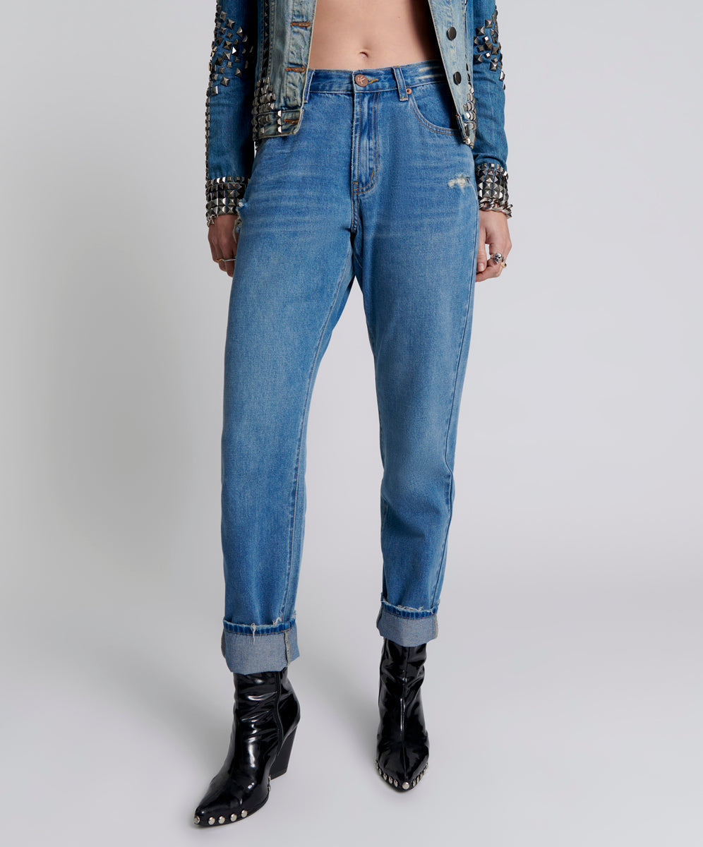 1982S High Waist Balloon Denim Jeans - Pacifica