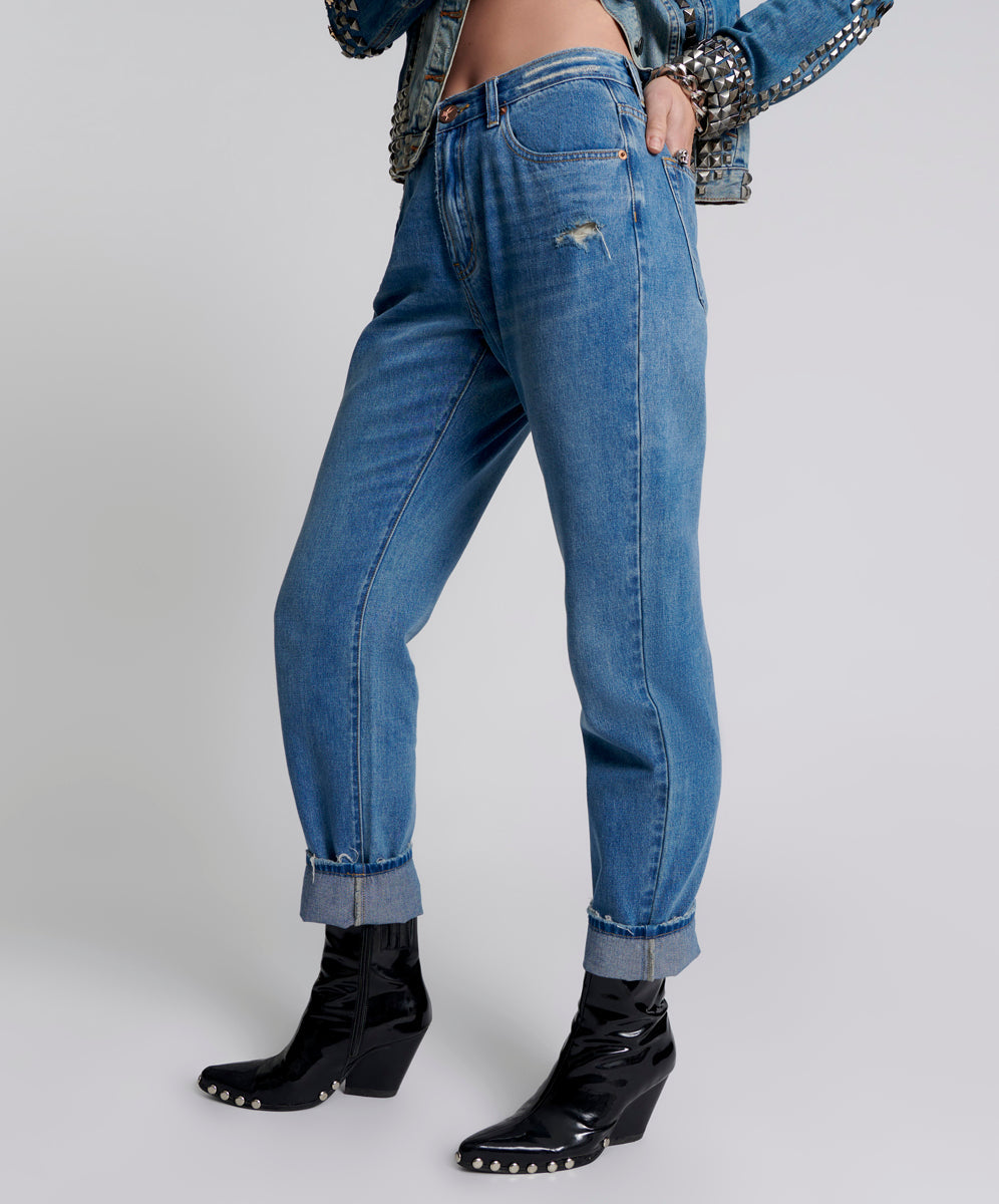 1982S High Waist Balloon Denim Jeans - Pacifica