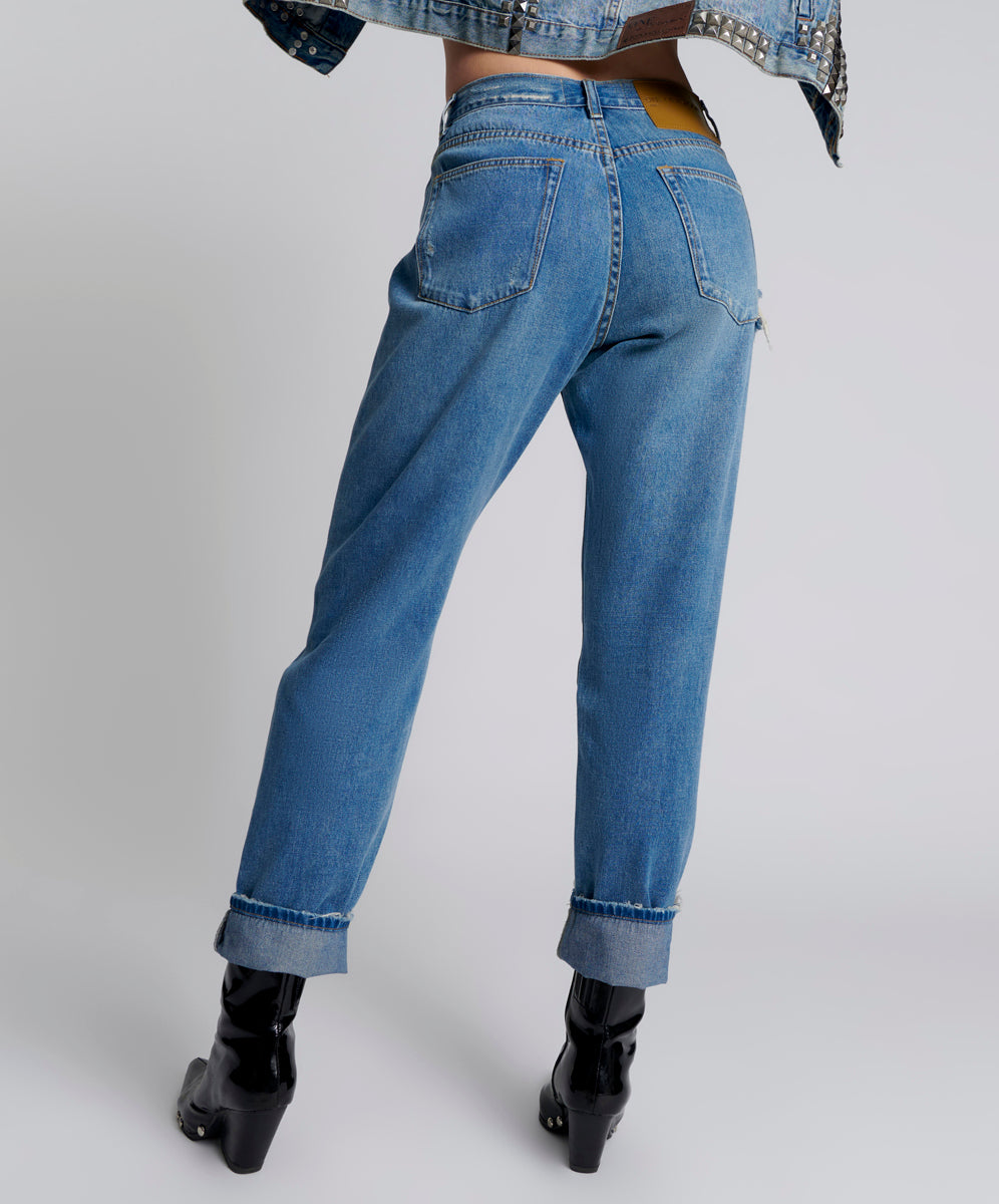 1982S High Waist Balloon Denim Jeans - Pacifica