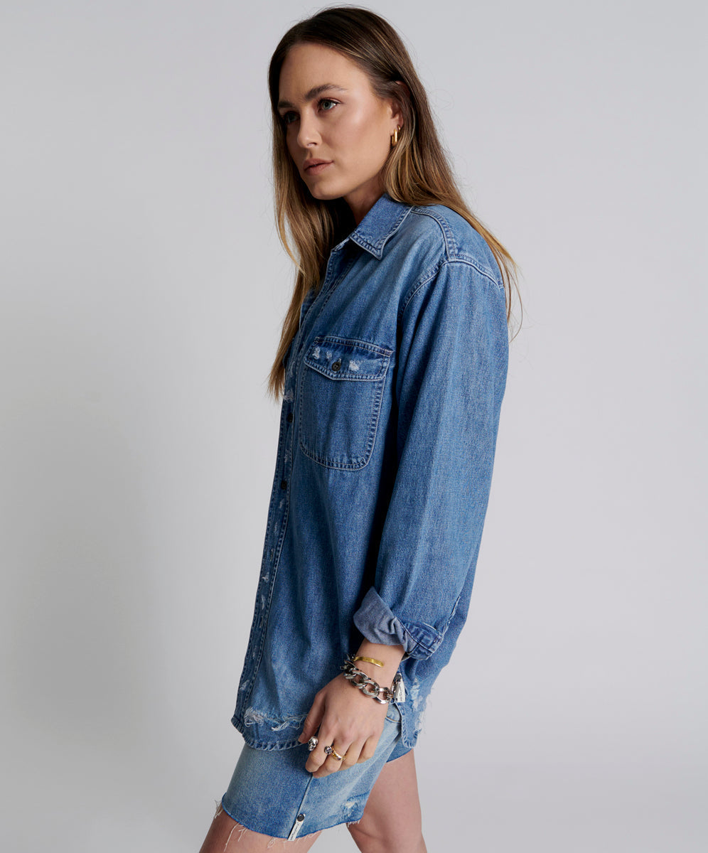 Western Denim Shirt - Pacifica