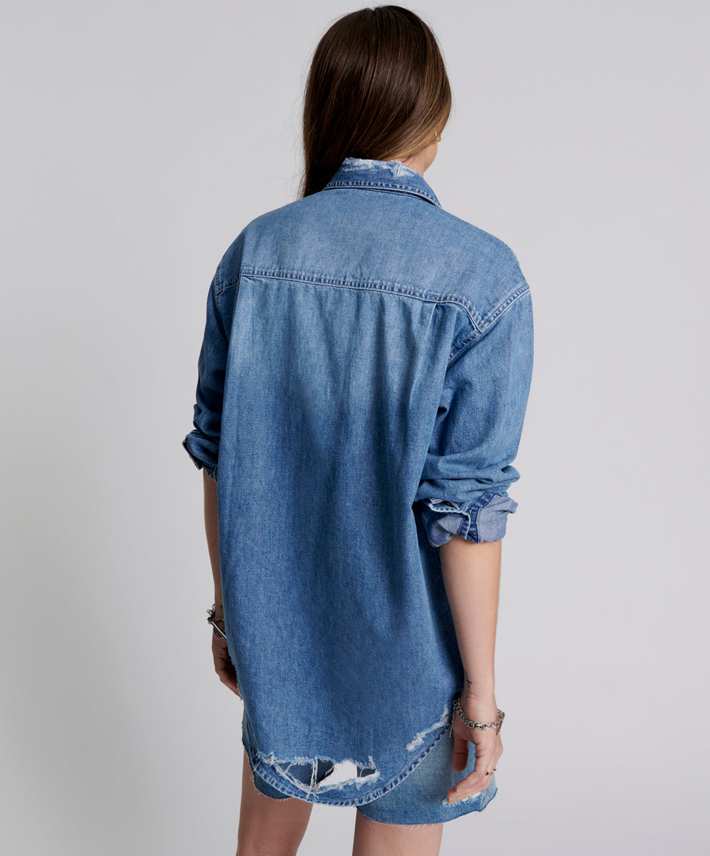 Western Denim Shirt - Pacifica