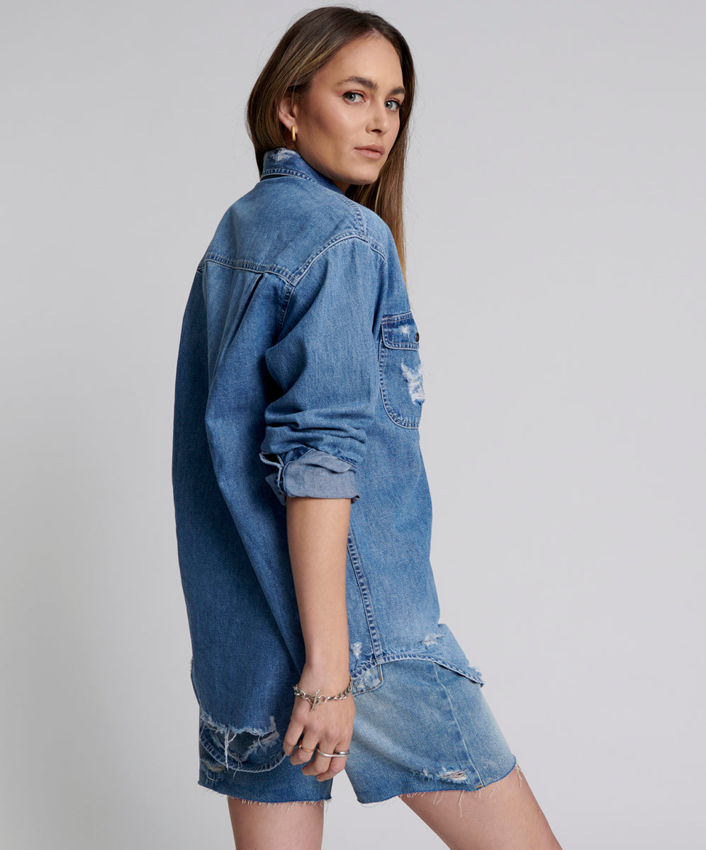 Western Denim Shirt - Pacifica