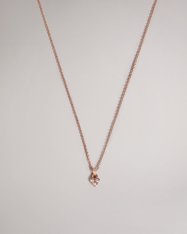 Neeno Nano Heart Pendant in Rose Gold