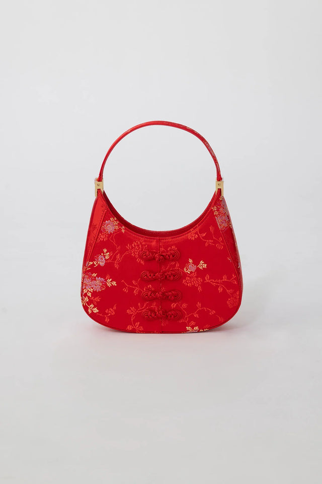 Mini Sau Jacquard Mini Bag - Lucky Red