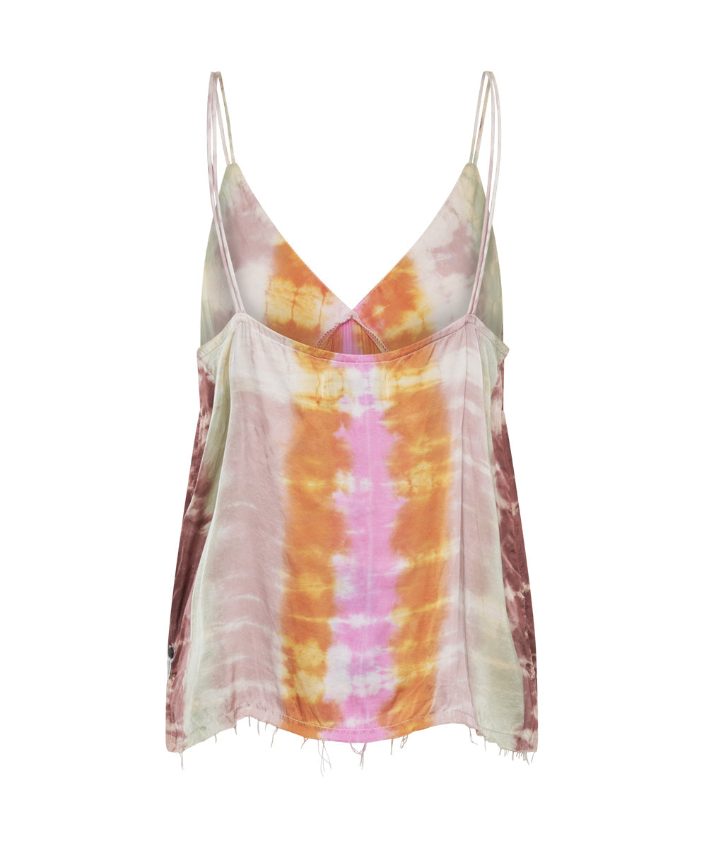 Mirage Hand Dyed Satin Cami - Multi