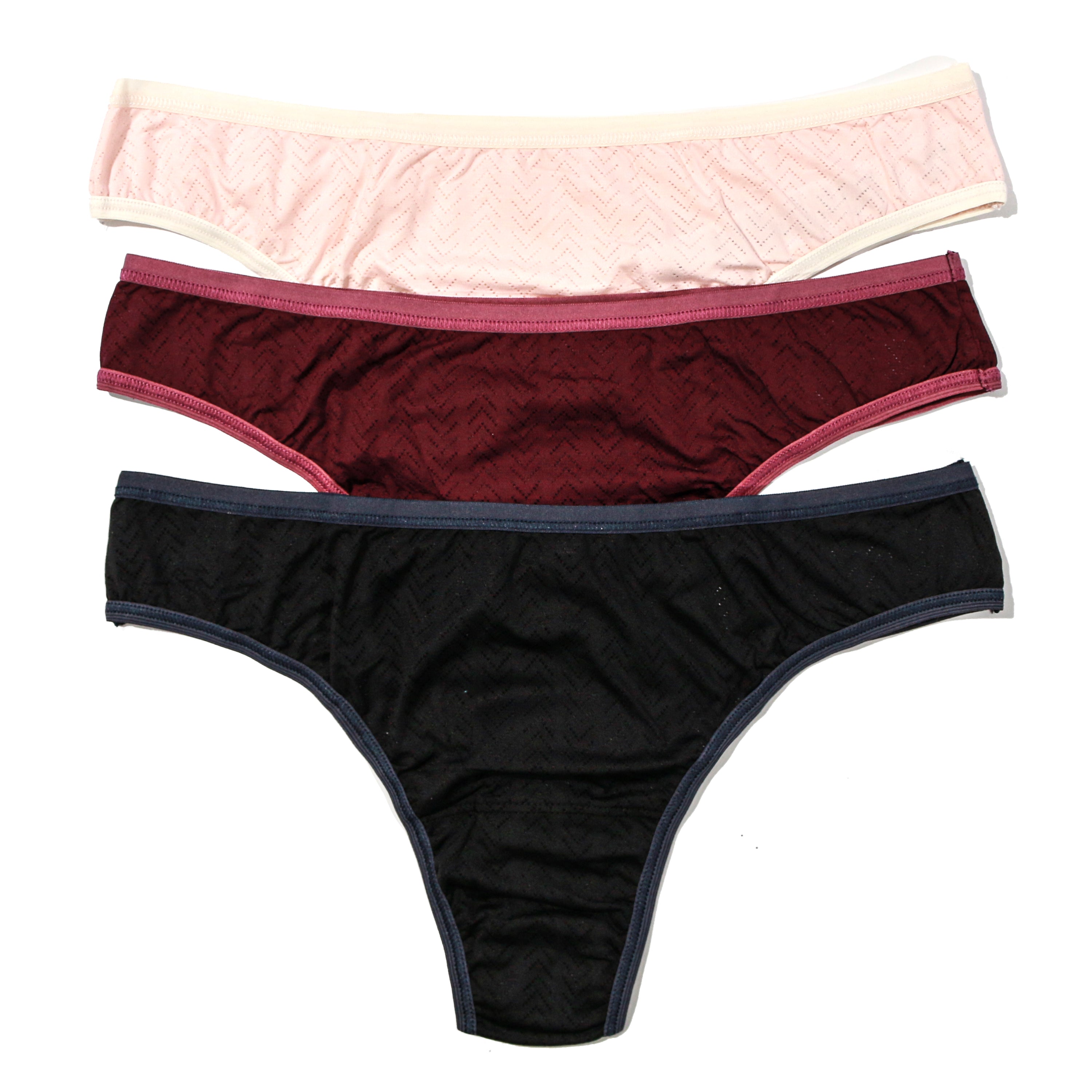 3pack Move Calm Natural Rise Thong