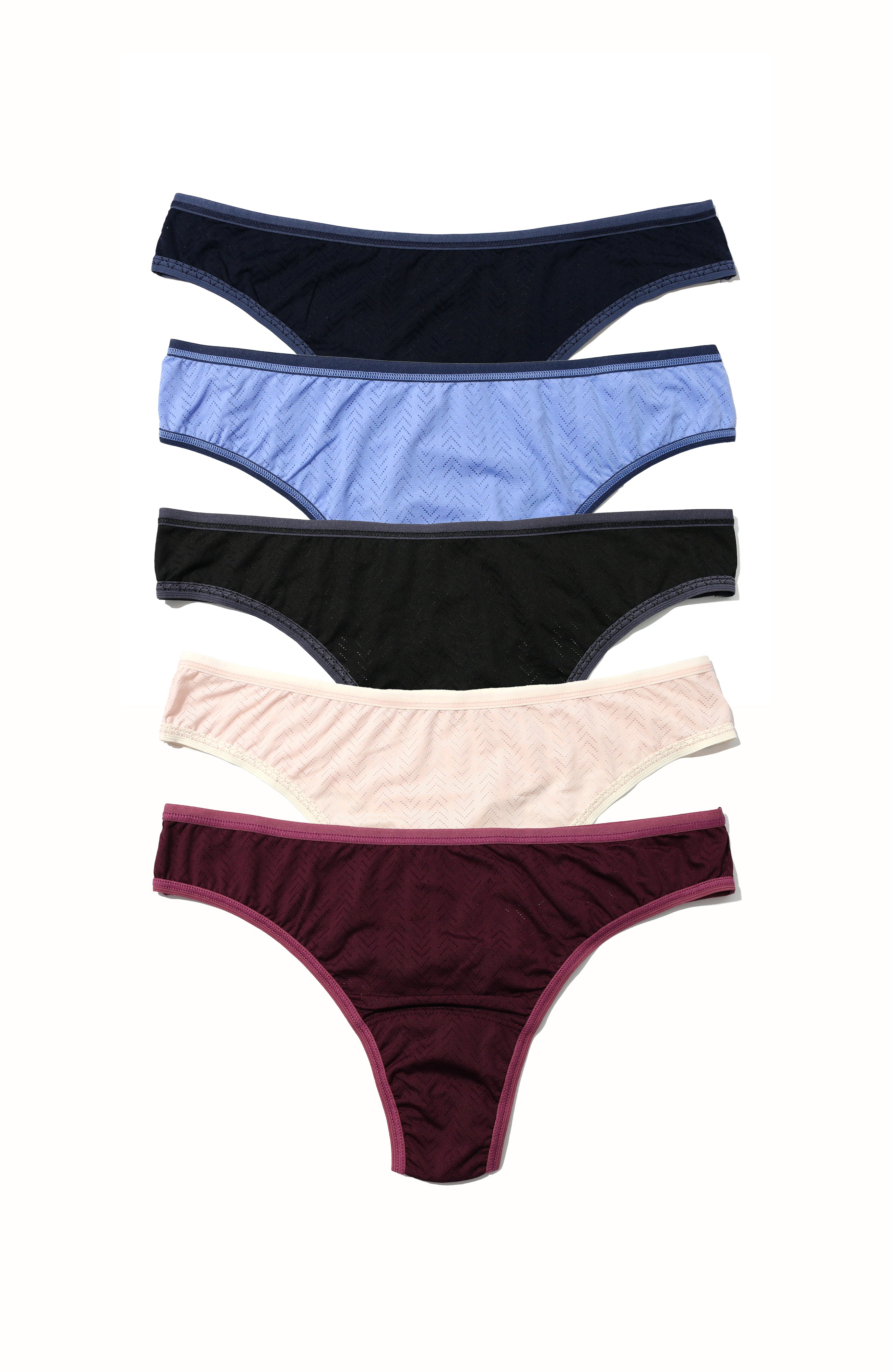 5pack Move Calm Natural Rise Thong